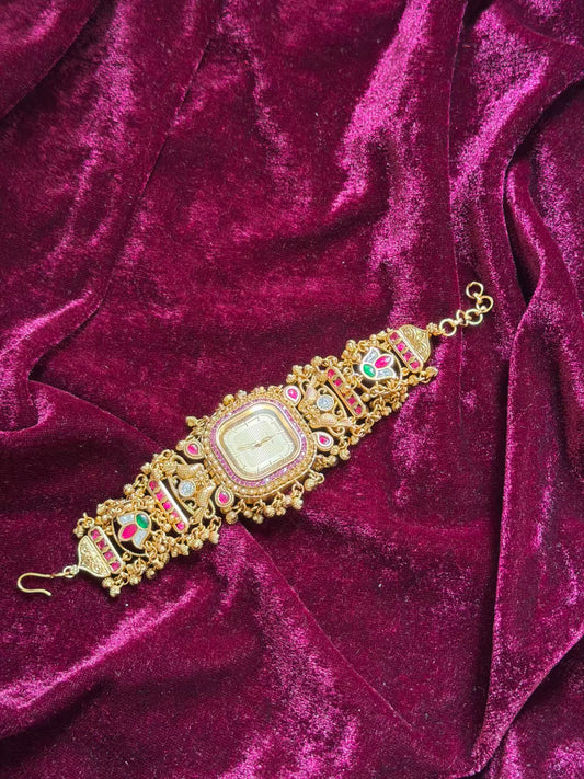 Cream Dial Maharani Watch Heritage Bracelet ( USE Special Coupon Code - 2999 ) to get at 2999₹