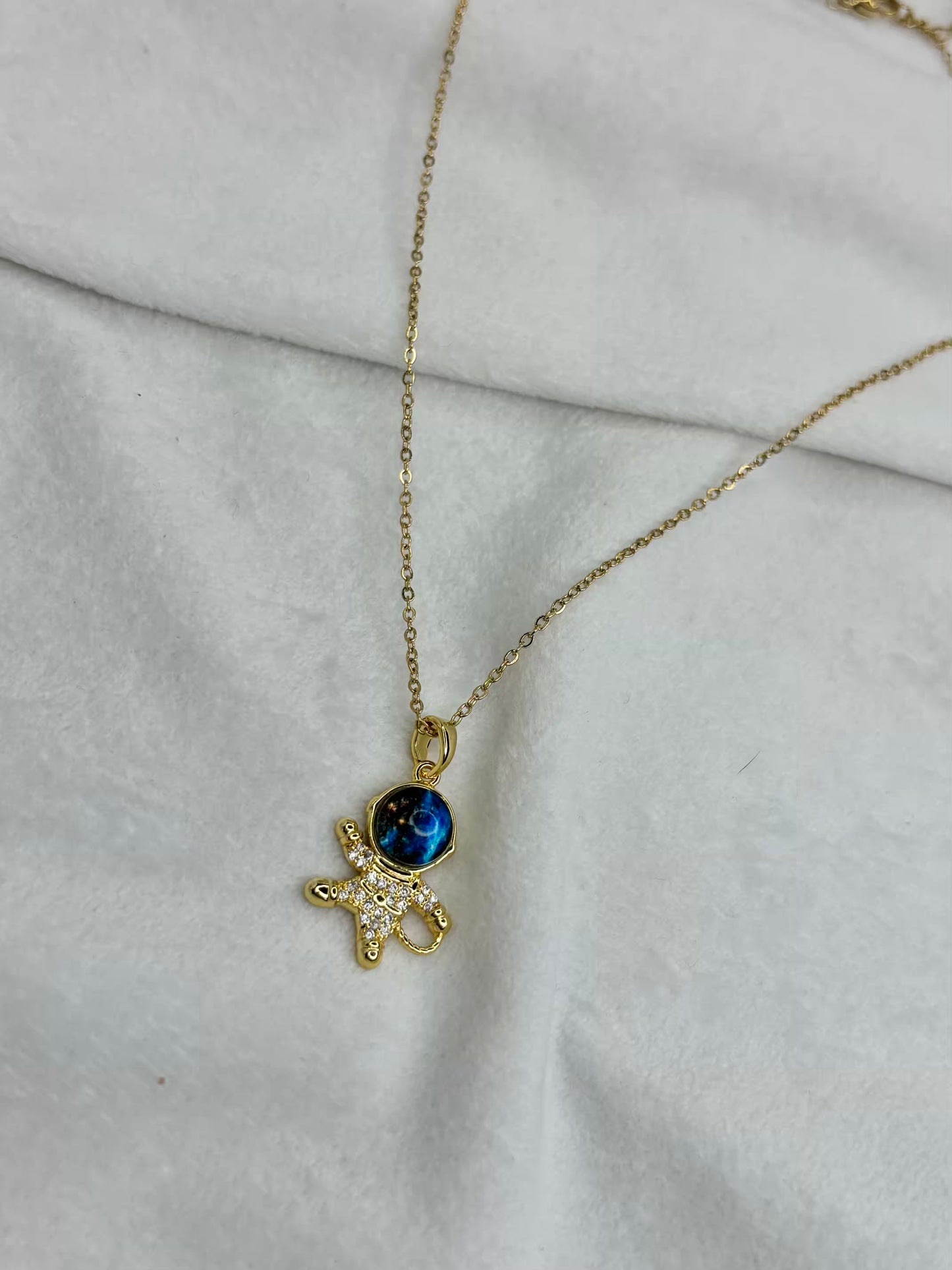Astronaut Dream Necklace( Gold Plated )