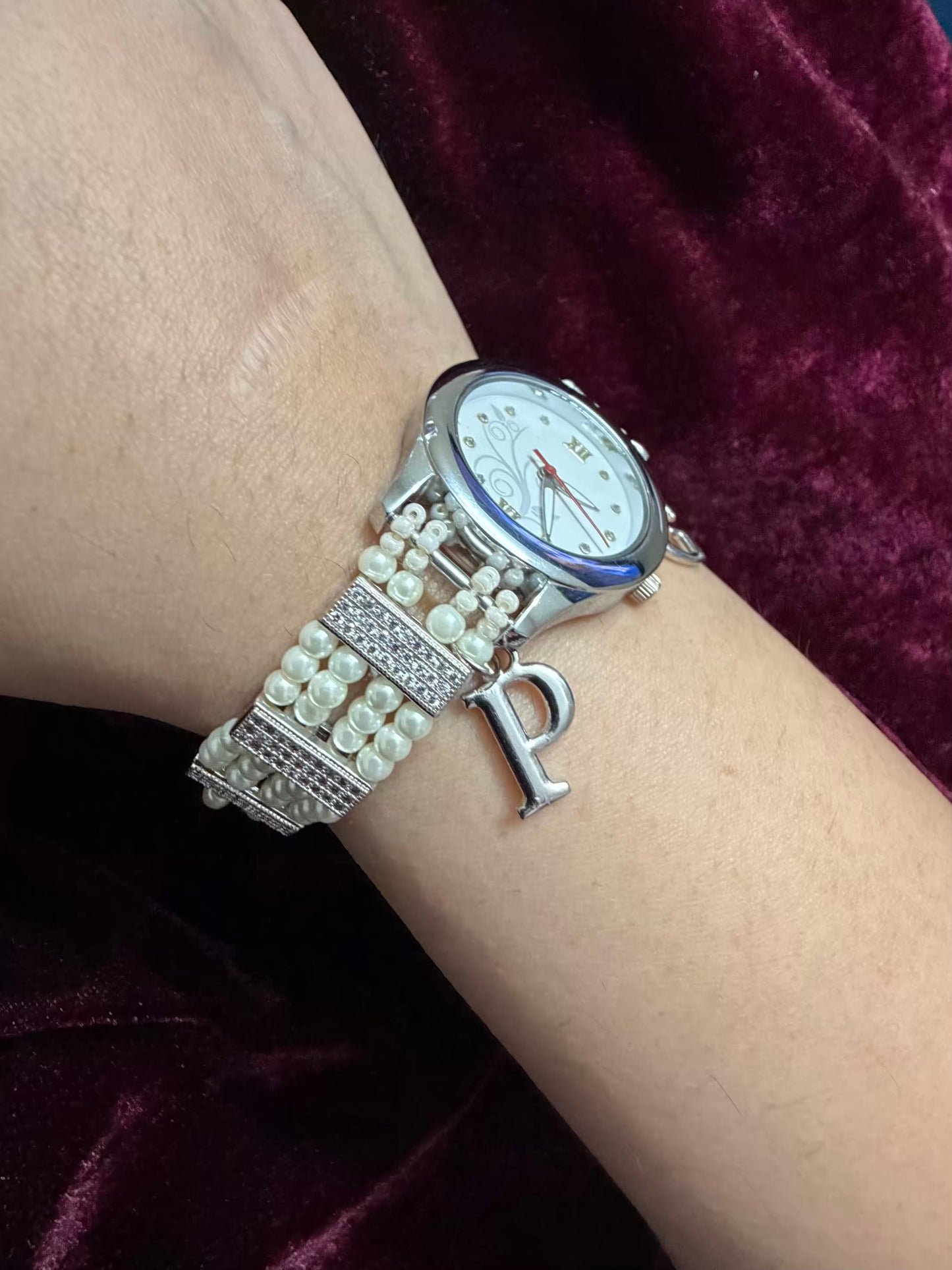 Silver Pearl Office Casual Watch