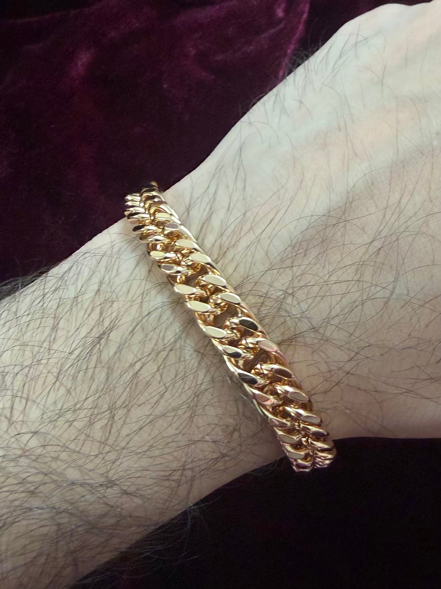 Thicj Chain Rose Gold Men's Rakhi Bracelet