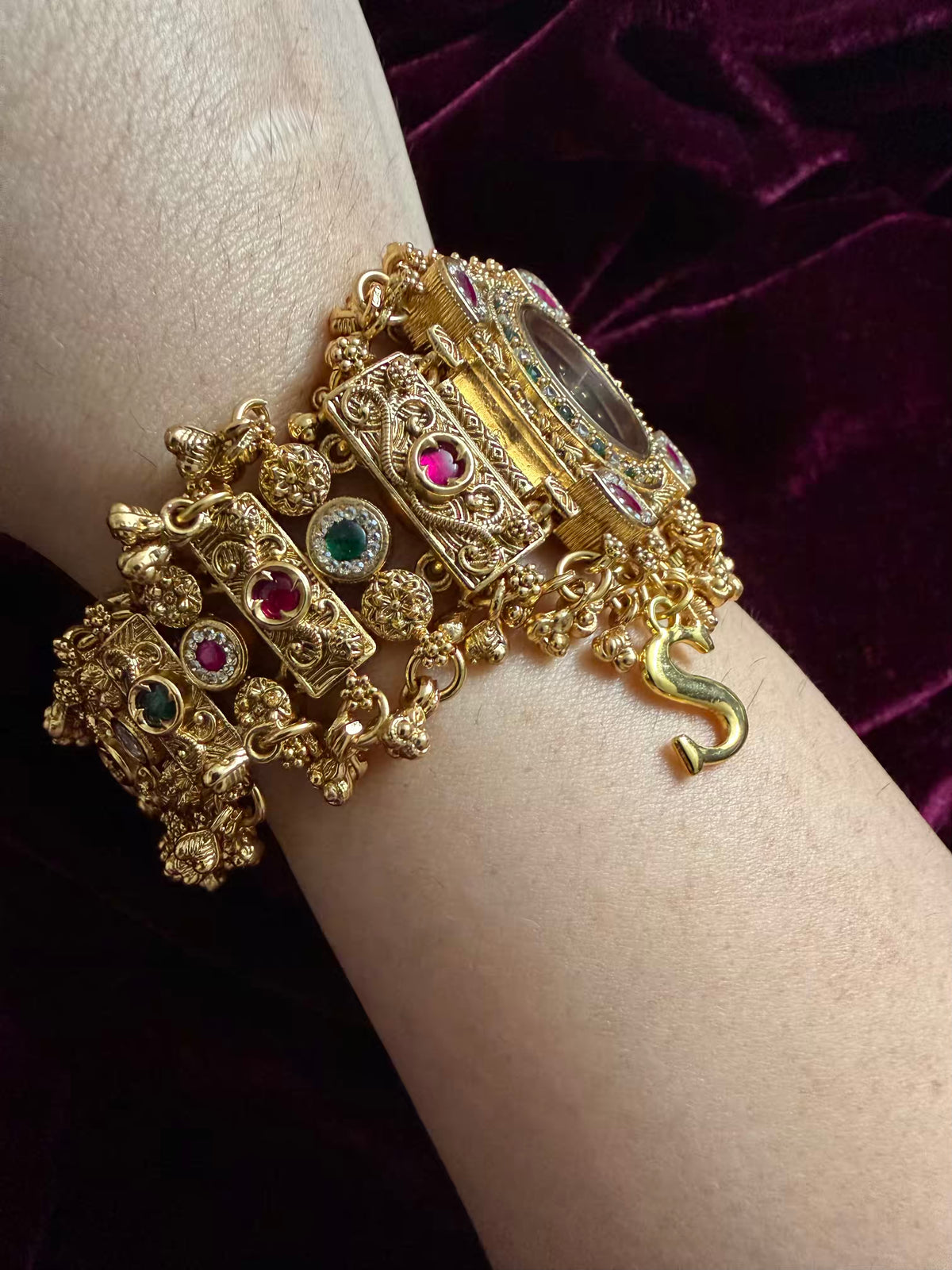 Rang Mahal Heritage Watch Rakhi in Premium (Free Initial)