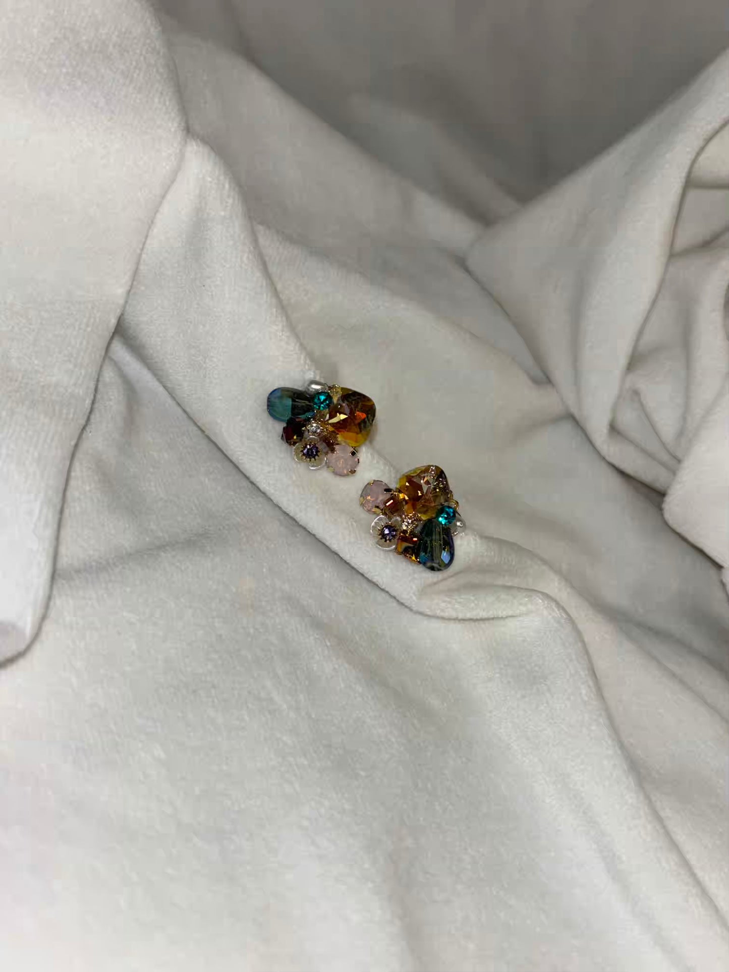 Blue Drop Premium Small Earrings Studs - Gold Plated