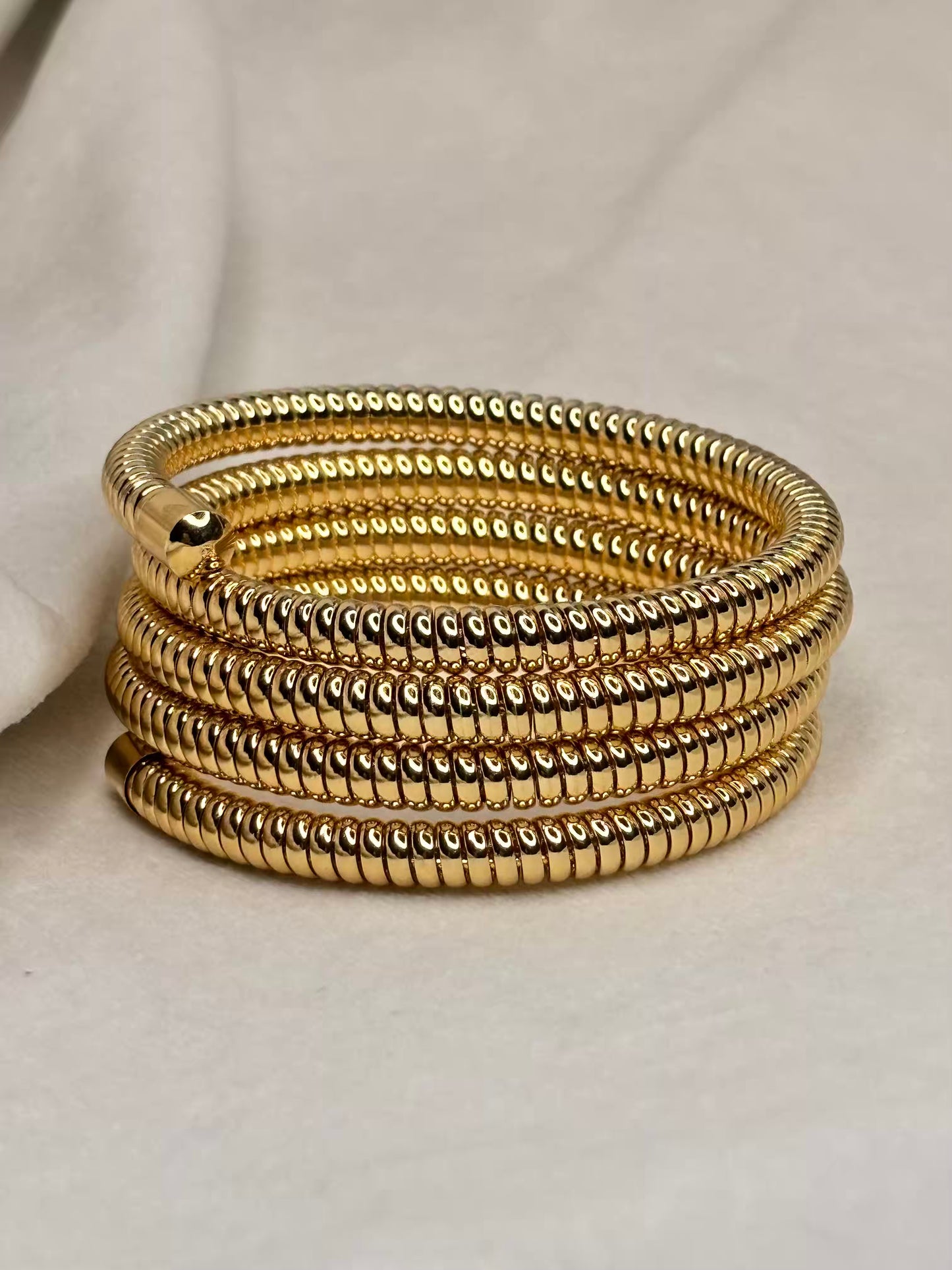 Sprial Gold Bracelet