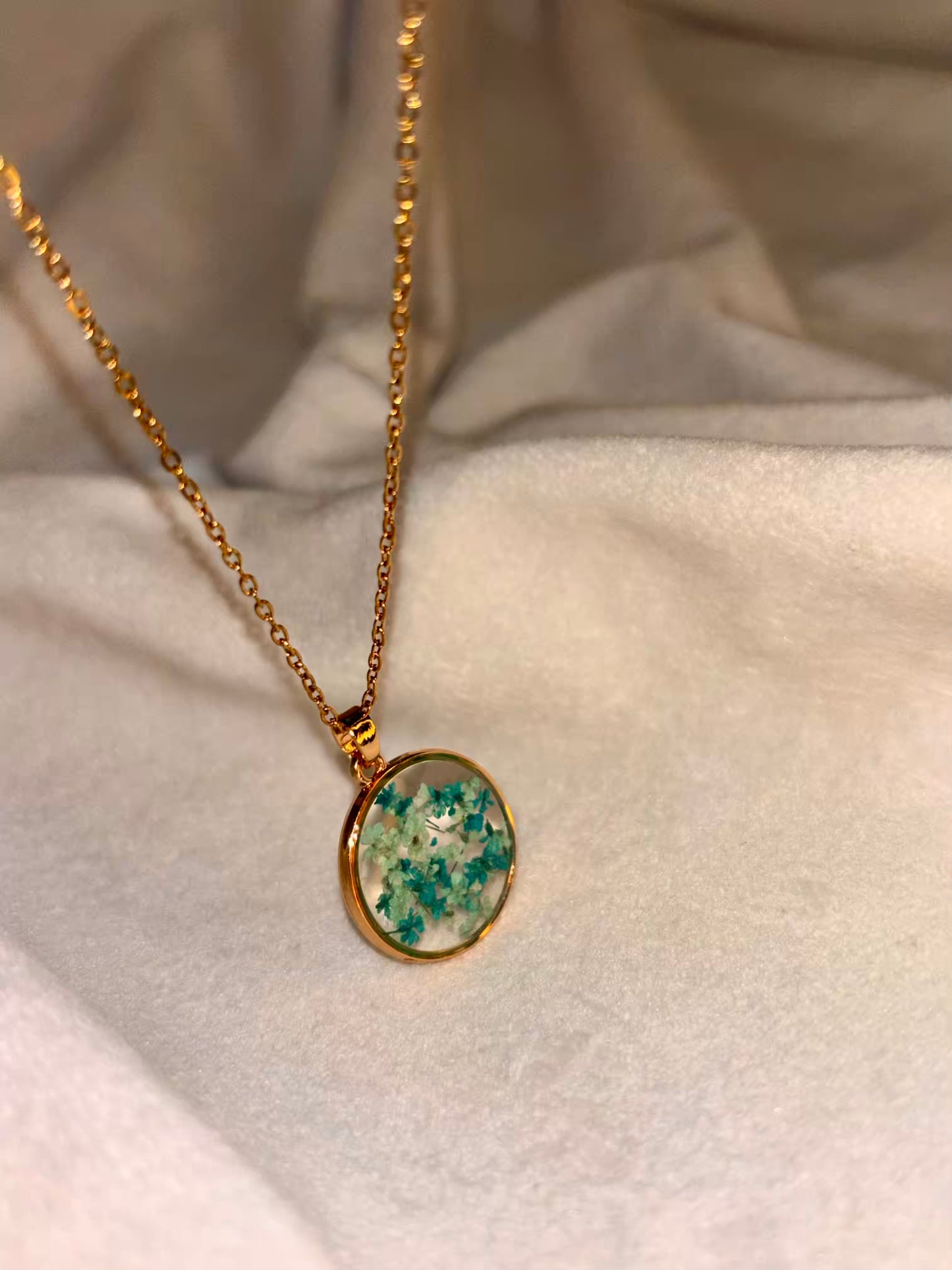 Ocean Floral Handmade Necklace