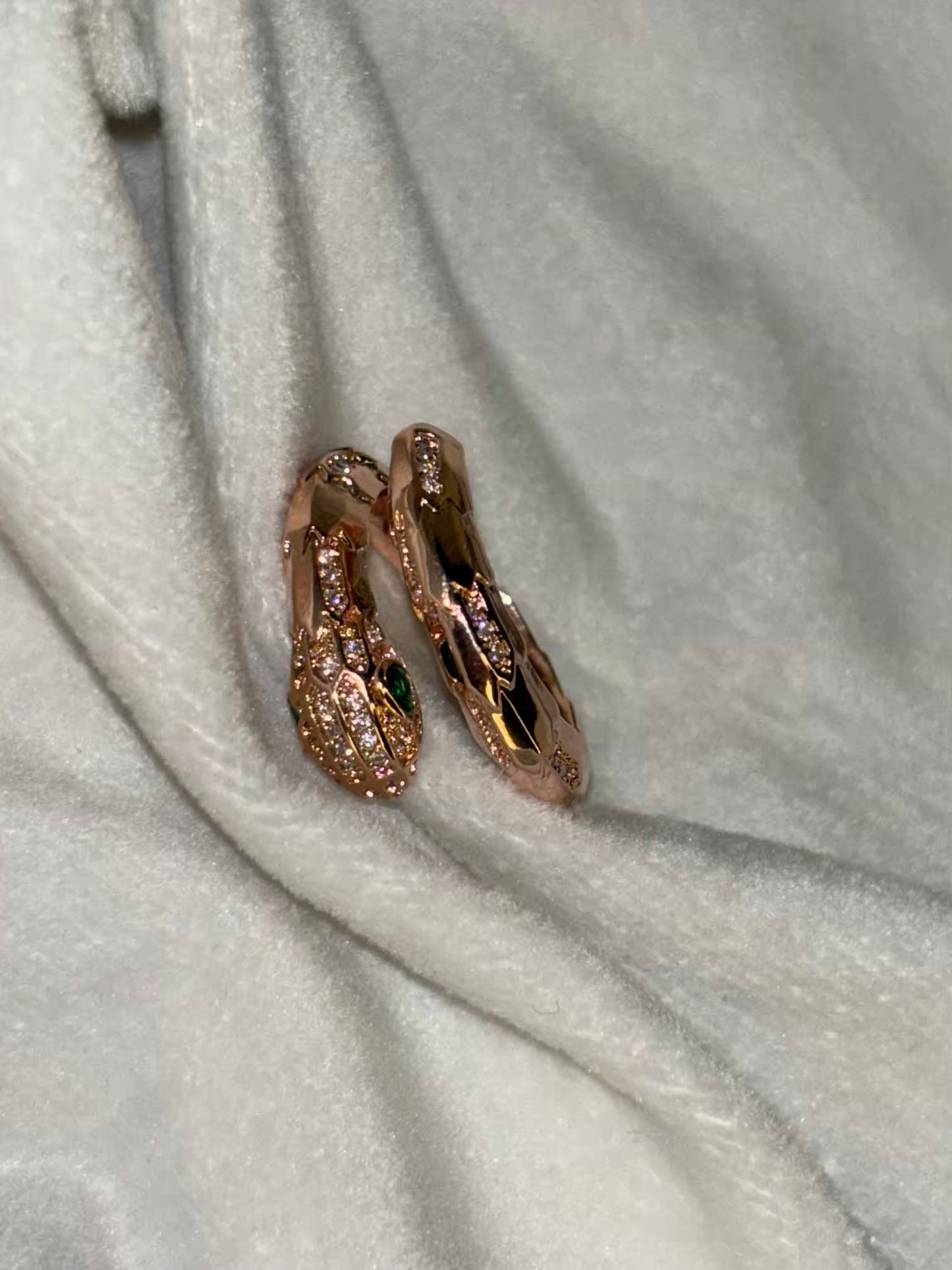 Snake Ring Size 7 - Rose Gold