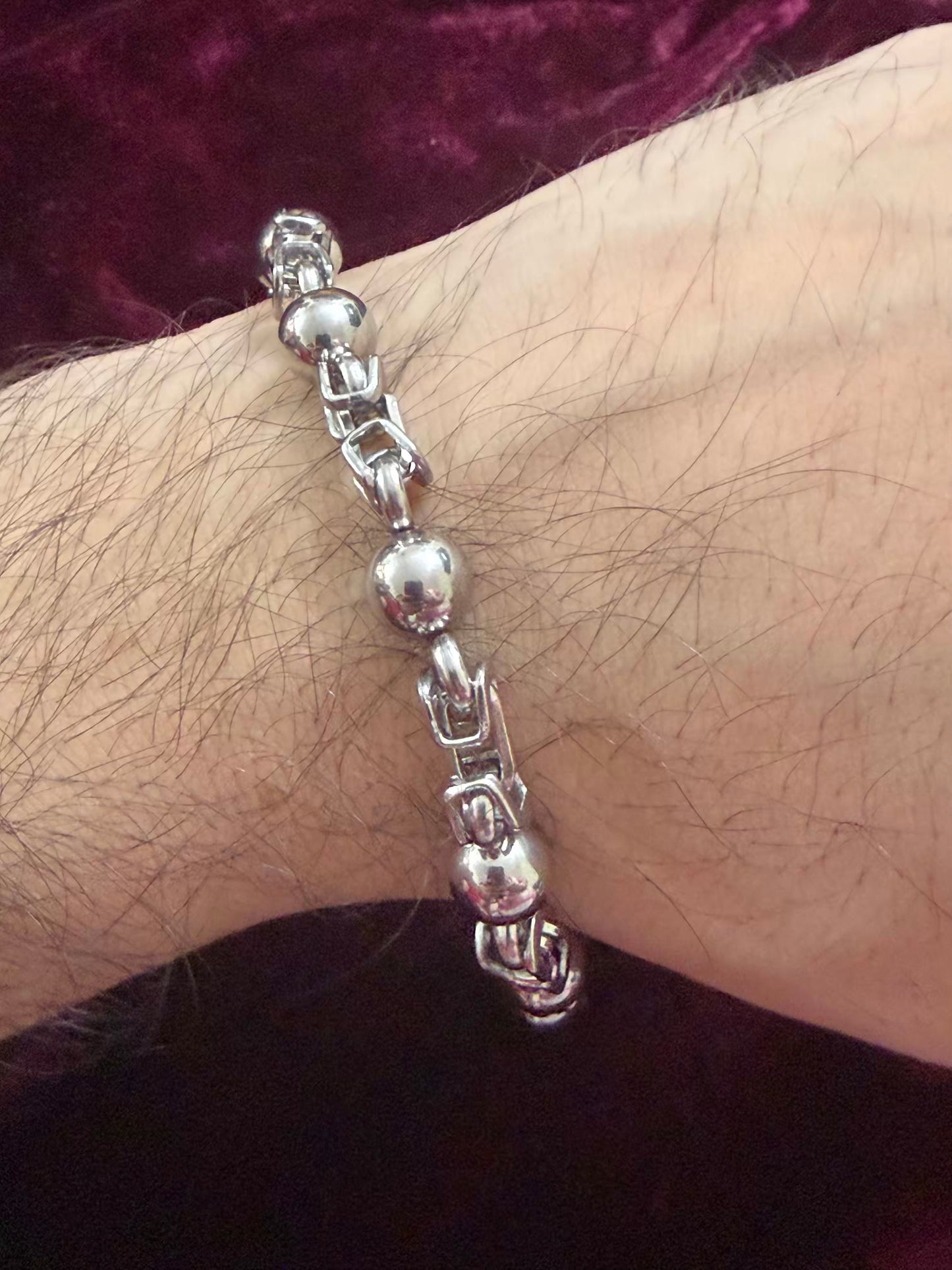 Simplisti Silver Rakhi Men Bracelet