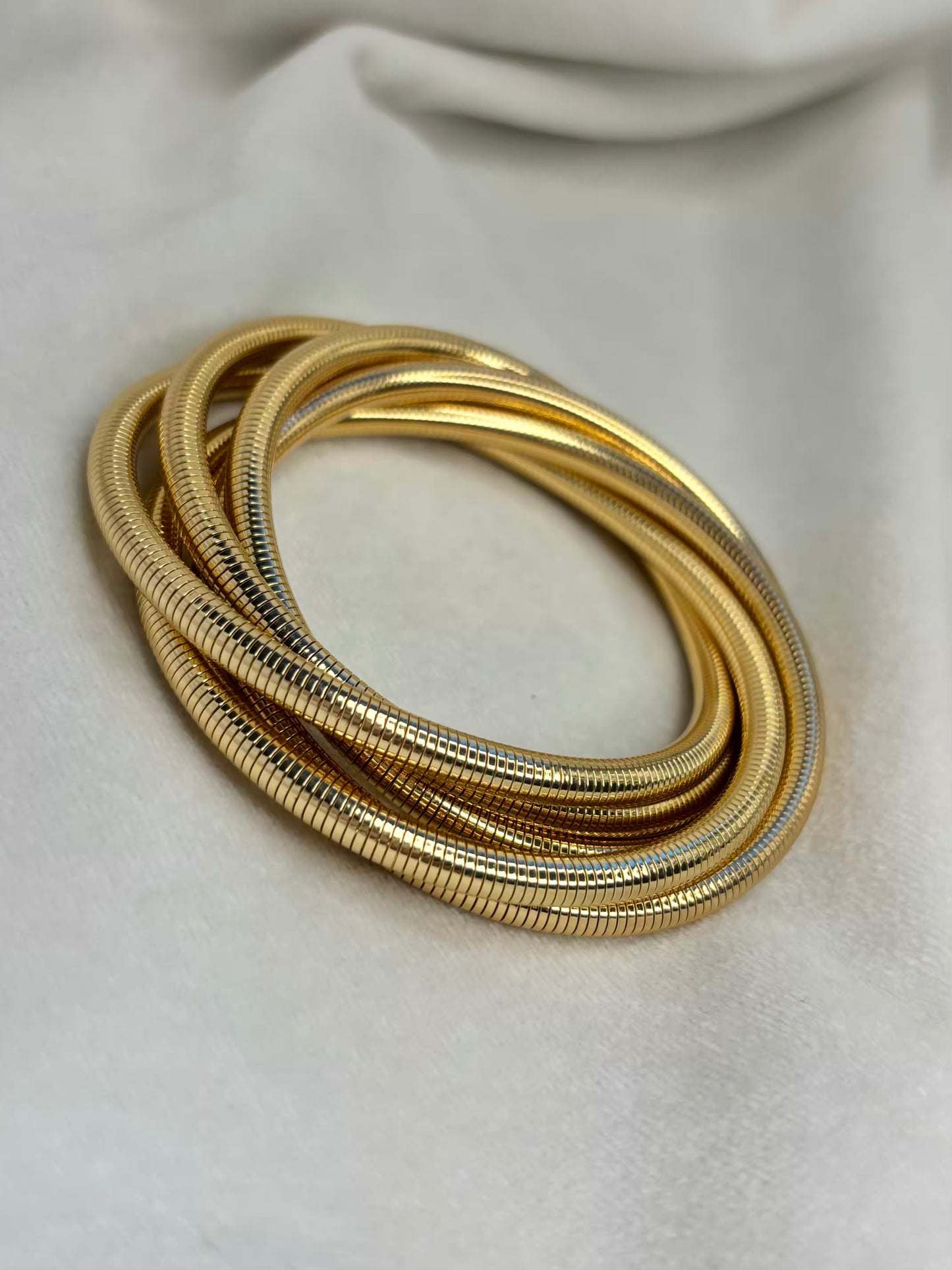 4 Layered Gold Bracelet