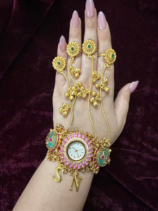 Mint Maharani Heritage Watch Hathphool ( Ratna )