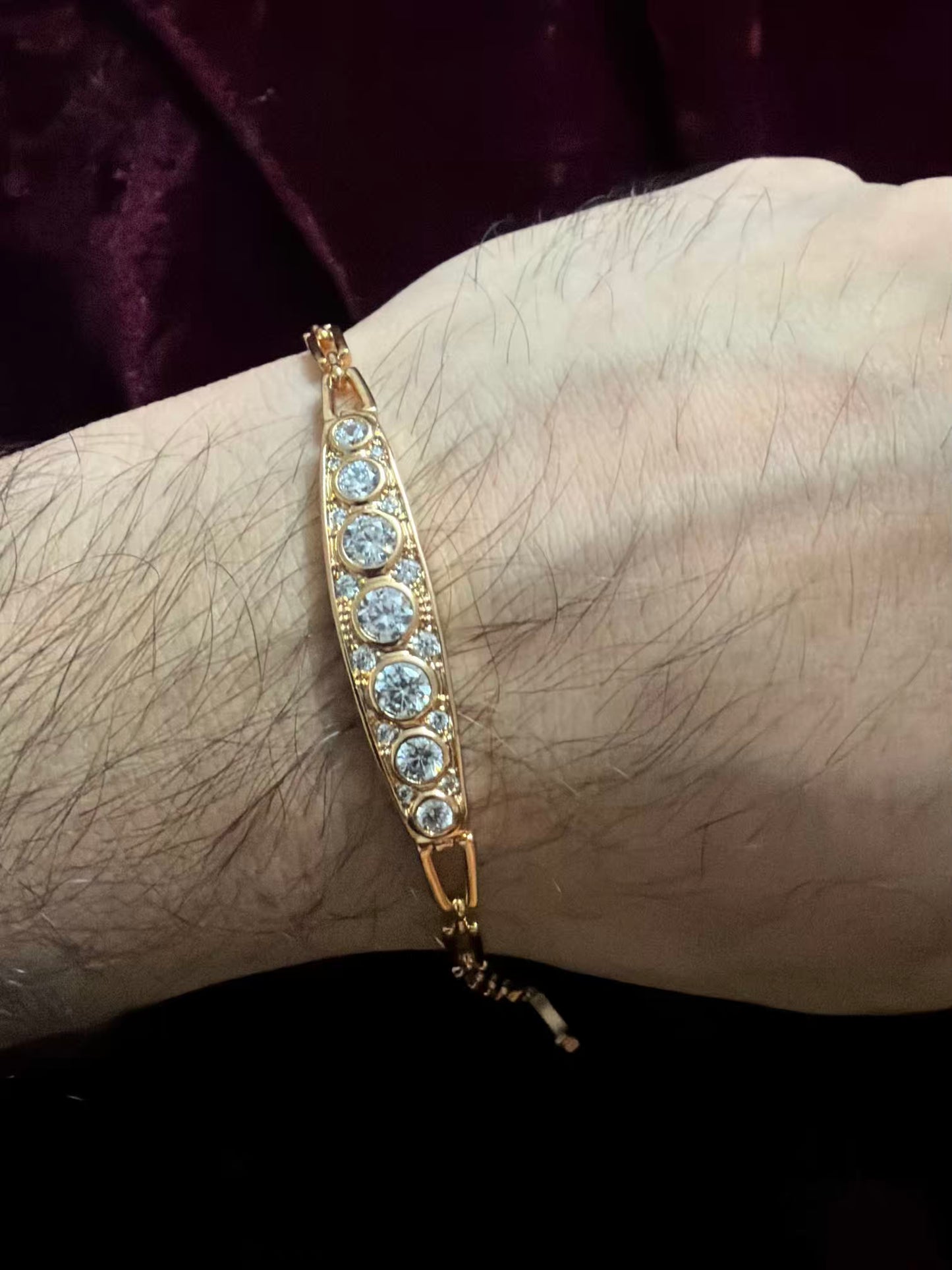 Invictus Diamond Men's Rakhi Bracelet