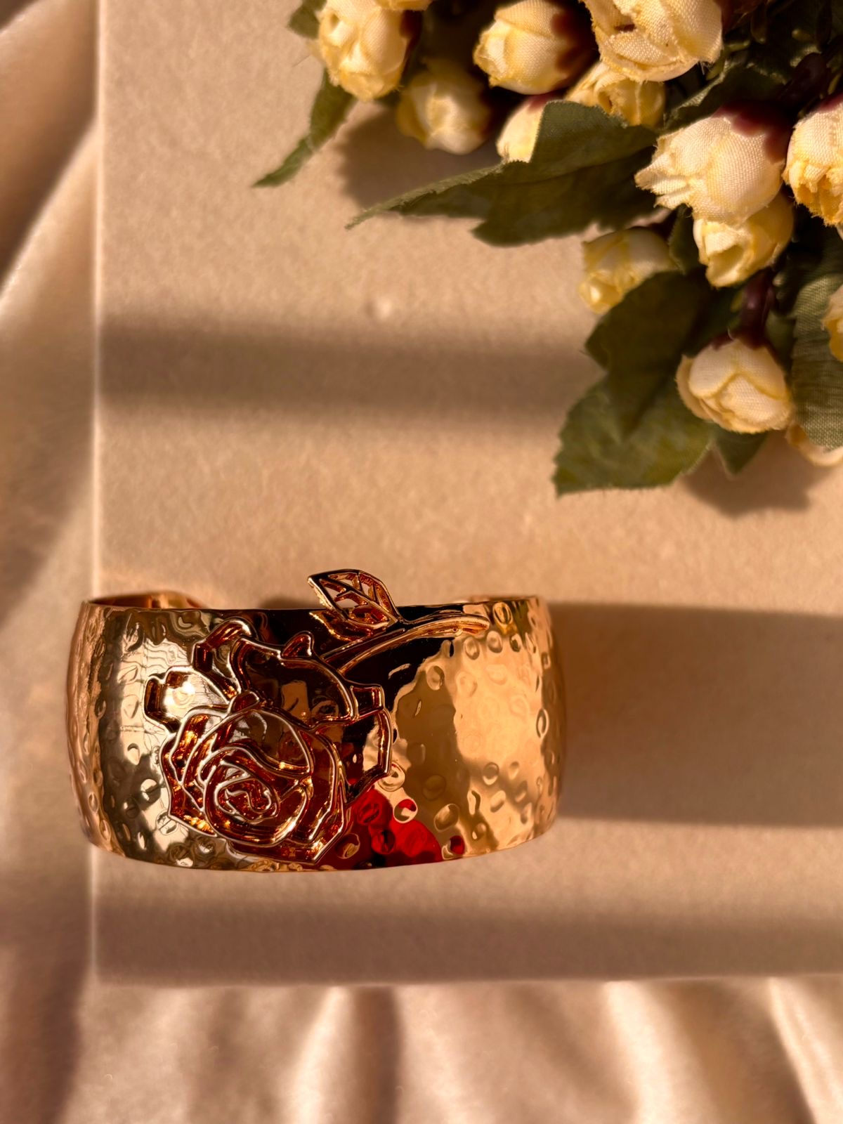 Aphrodite Rose Kada Bracelet Bangle - Rose Gold