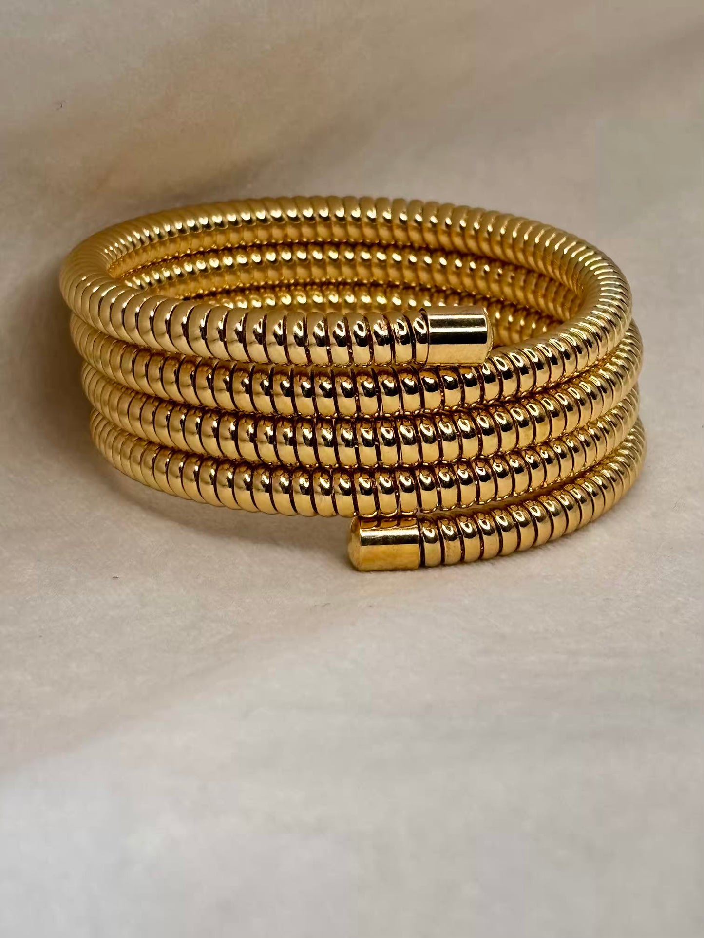 Sprial Gold Bracelet