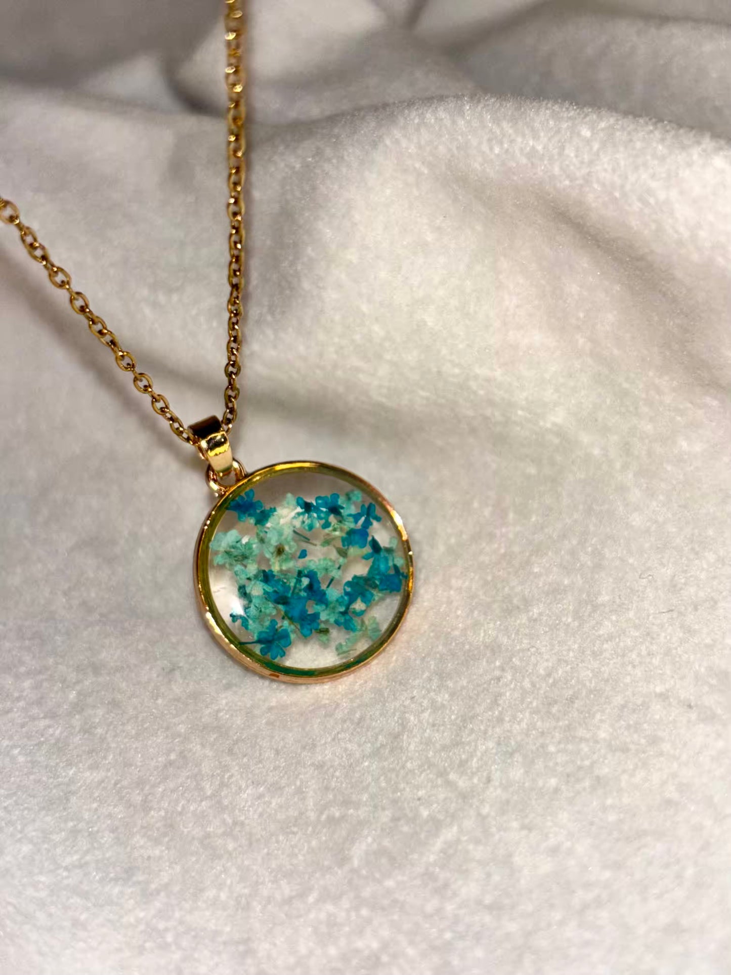 Ocean Floral Handmade Necklace