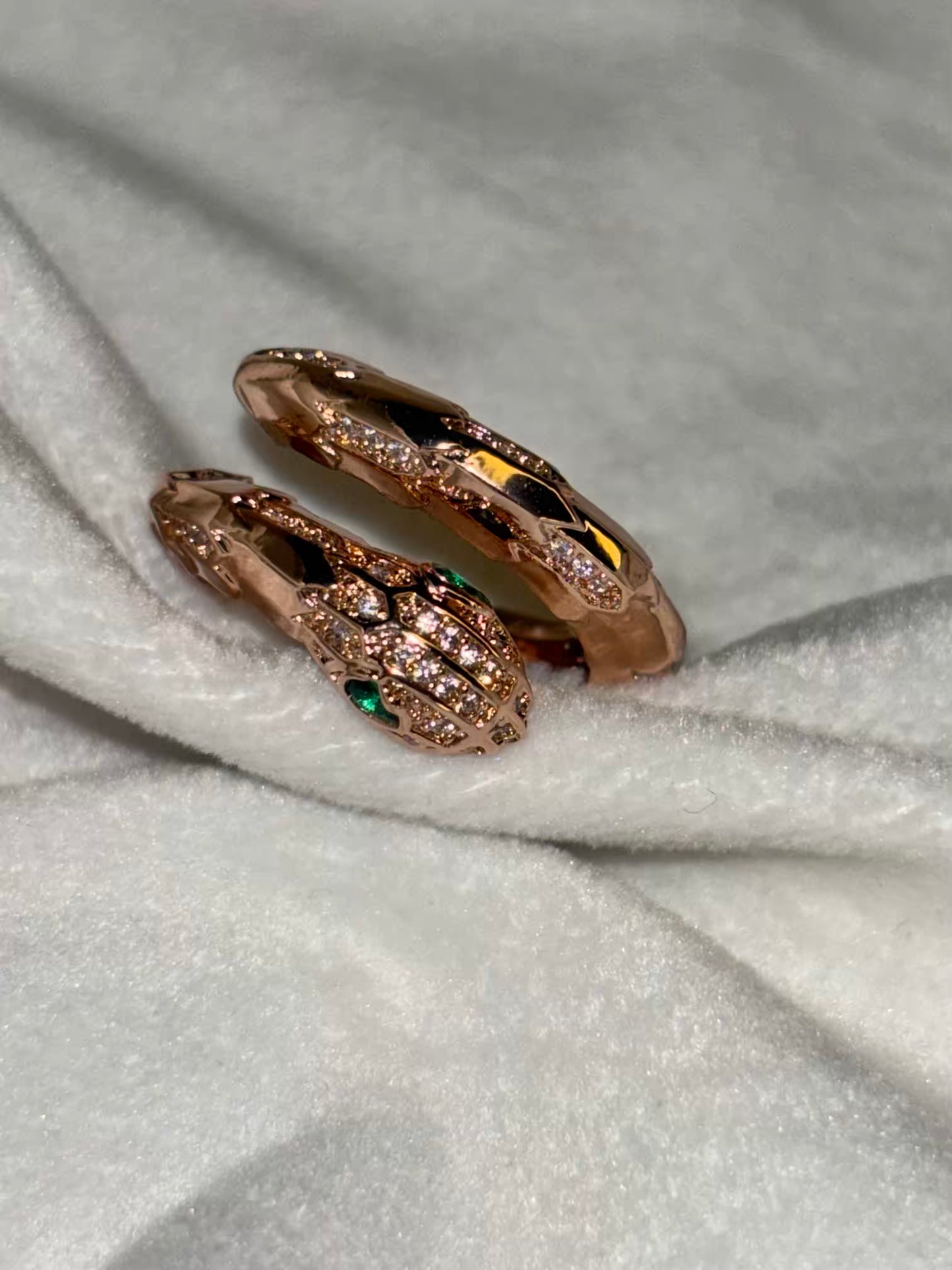Snake Ring Size 7 - Rose Gold