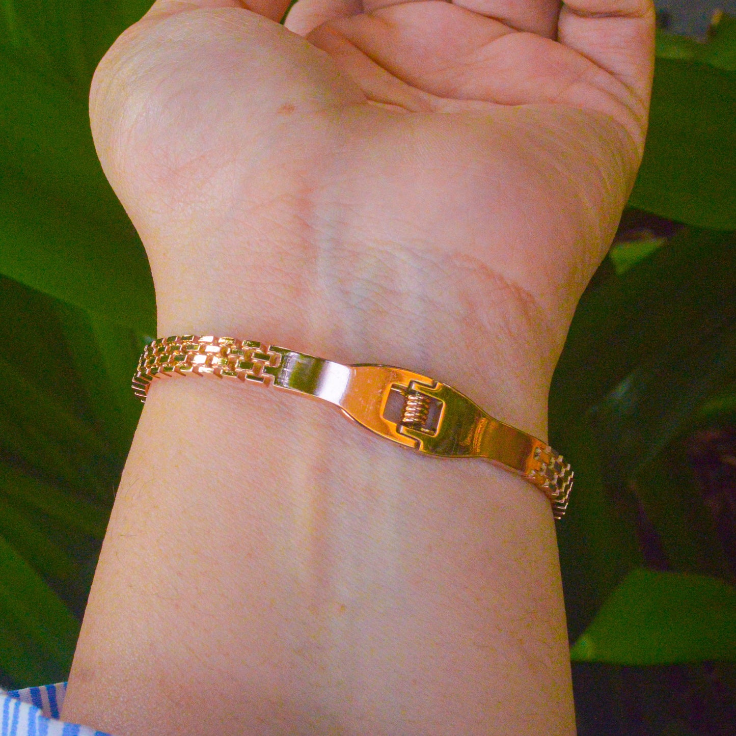 Roman Diamond Kada Bracelet Bangle - Rose Gold