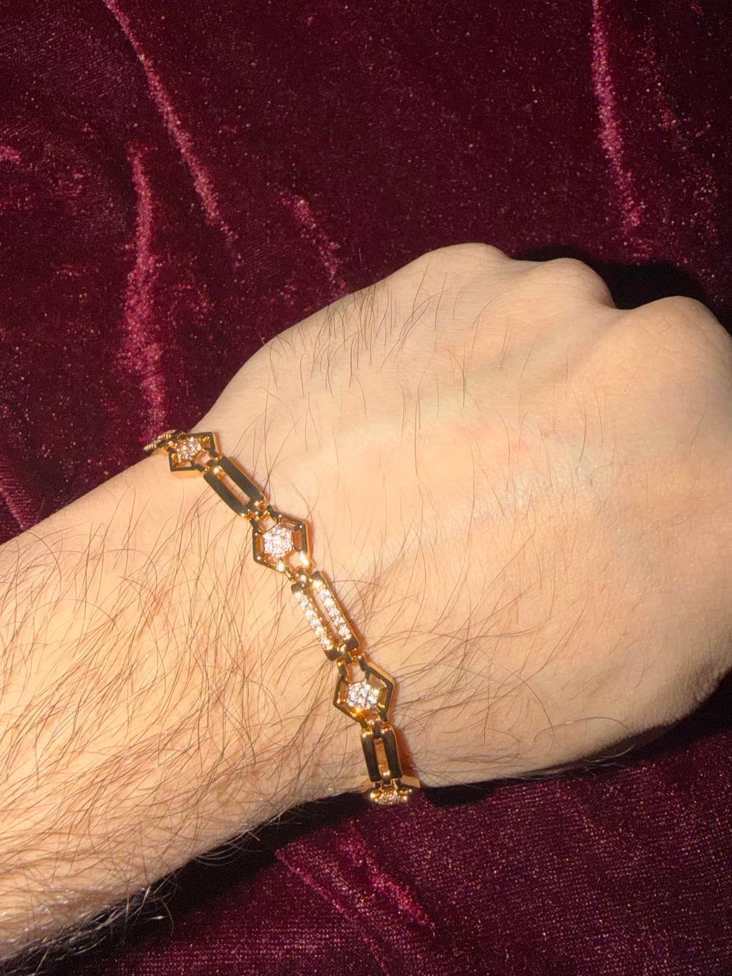 Crystal Men's Rakhi Bracelet