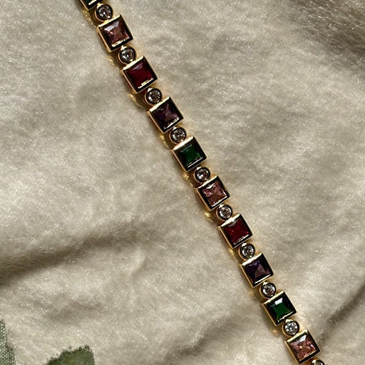 Multi-Colored Stones Bracelet