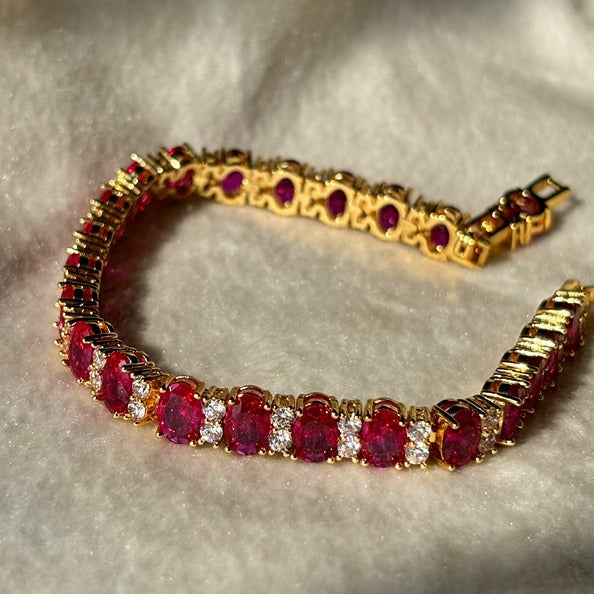 Pink Ruby Bracelet