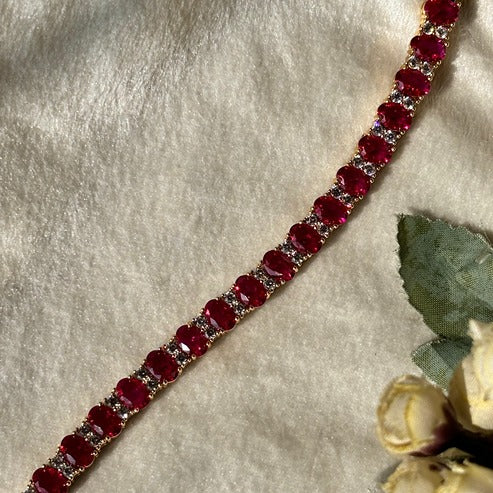 Pink Ruby Bracelet