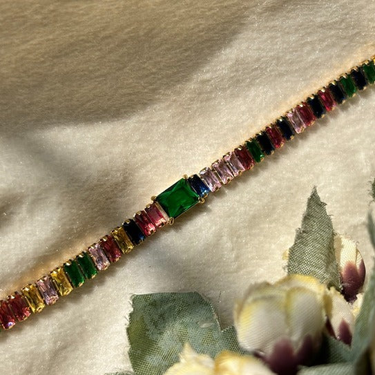 Rainbow Crystal Bracelet