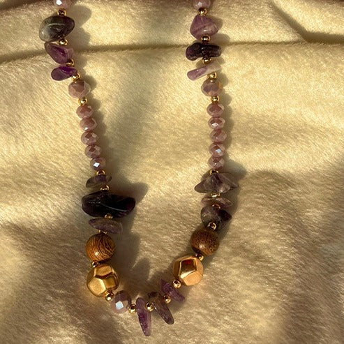 Amethyst Premium Reiki Healing Necklace