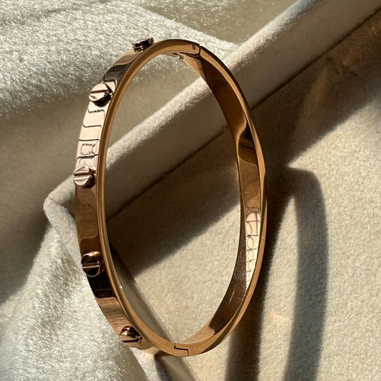 Cartier Inspired Love Band - Rose Gold