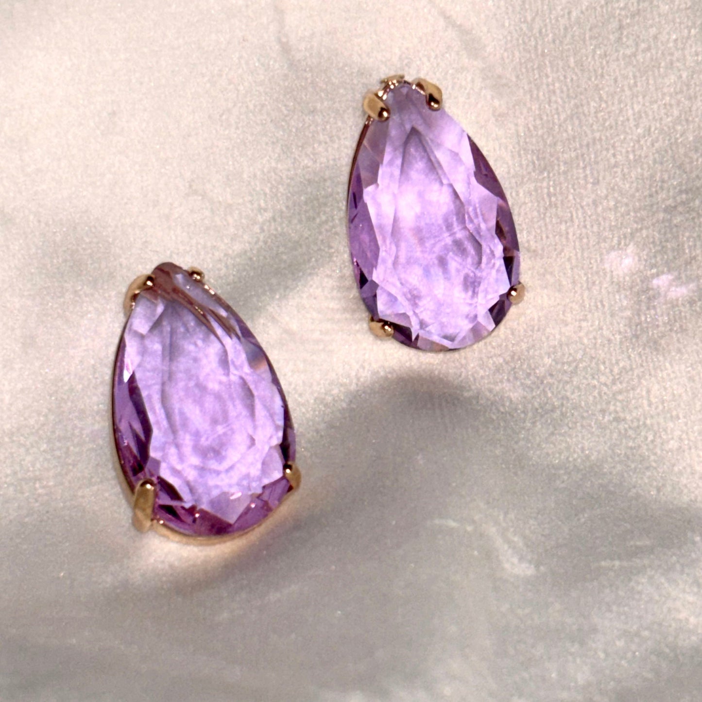 Drop Crystal Studs Earrings