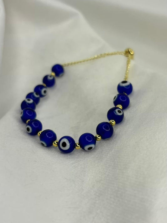 Blue Evil Eye Bracelet for Nazar Raksha