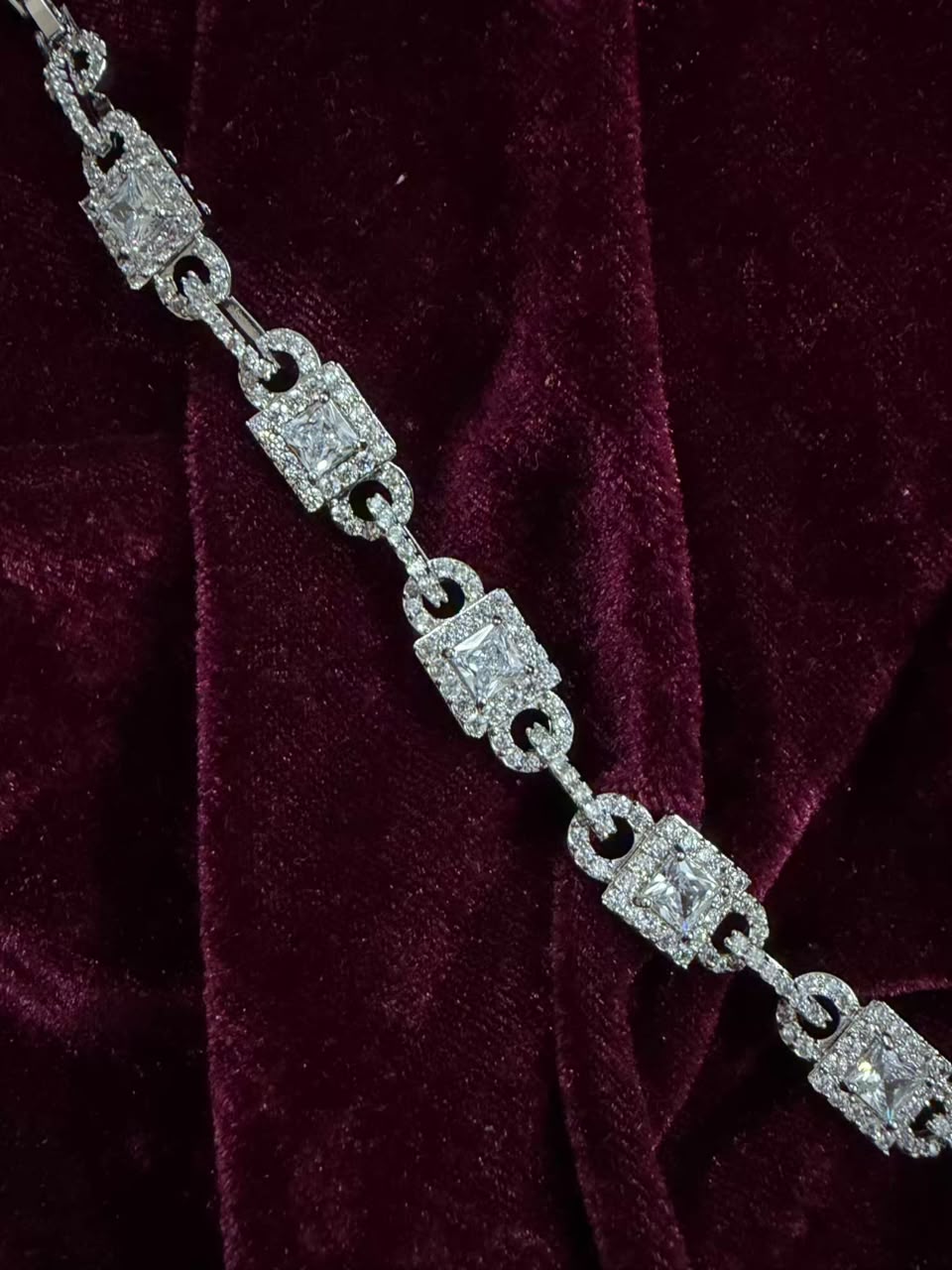 Royal Ice Square Men's Rakhi Bracelet