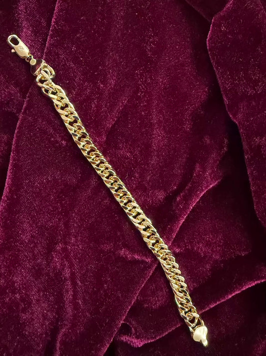 Men's Classic Cuban Link Rakhi Bracelet