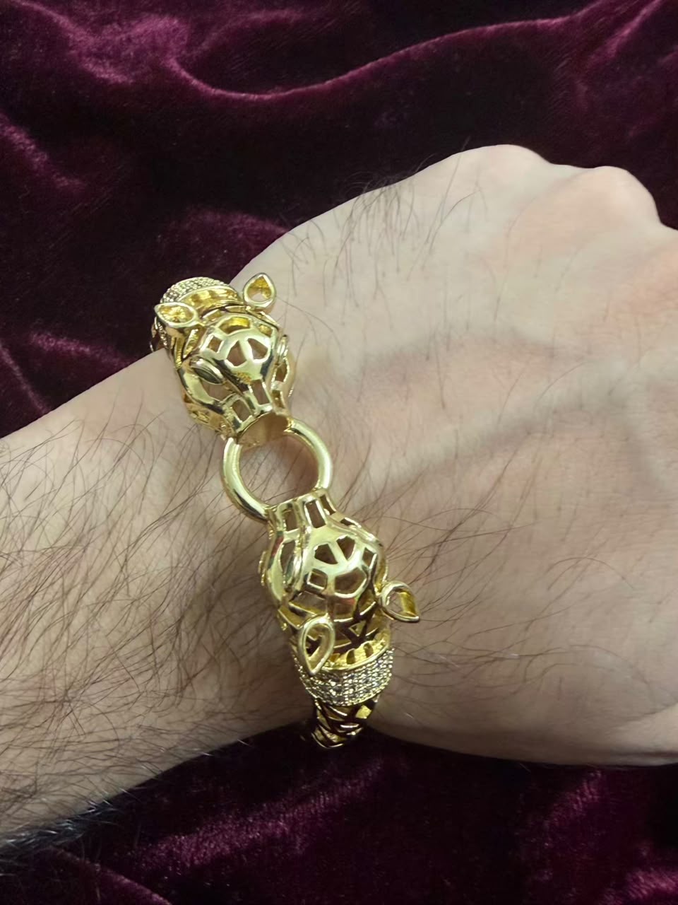 Premium Panther Head Men's Rakhi Bracelet