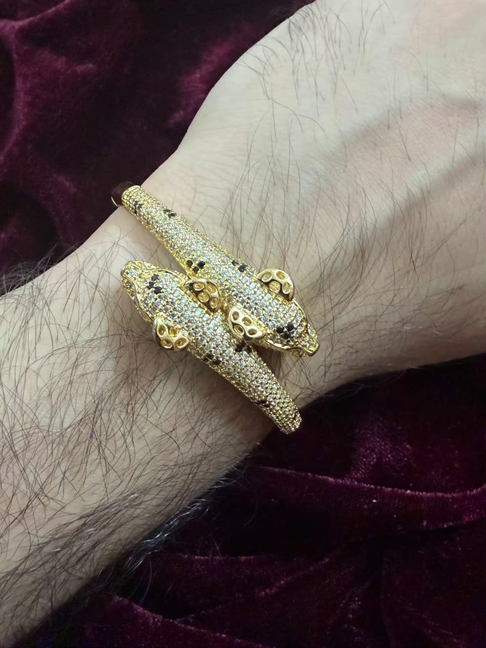 Luxury Crocodile Cuff Men's Rakhi Bracelet