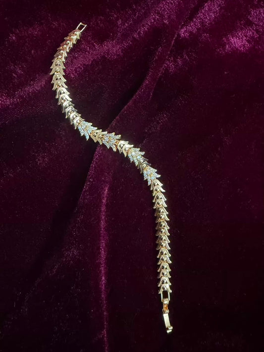 Royal Crown Crystal Men's Rakhi Bracelet