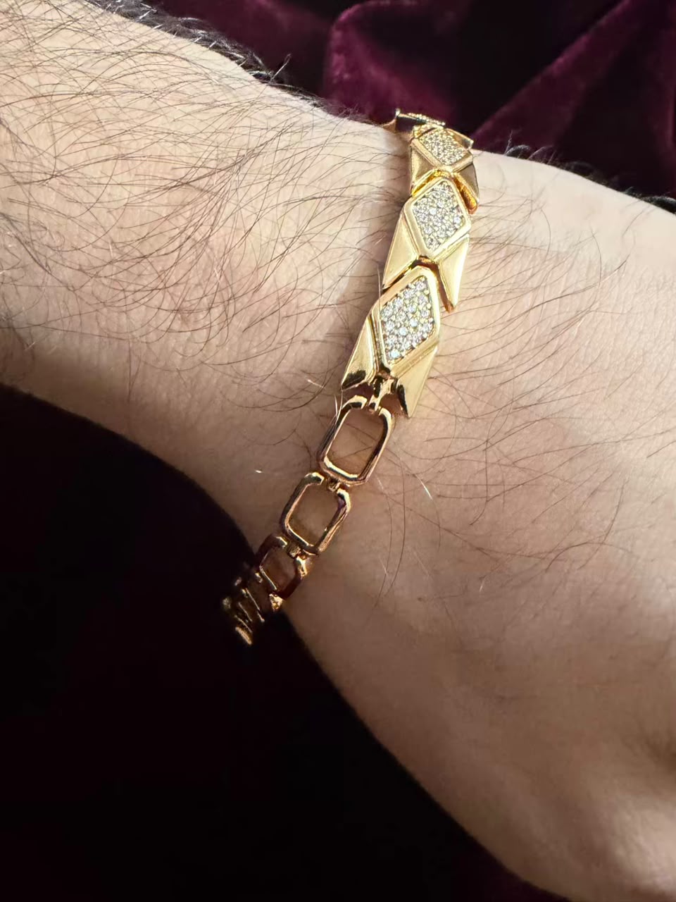 Majestic Diamond Men's Rakhi Bracelet