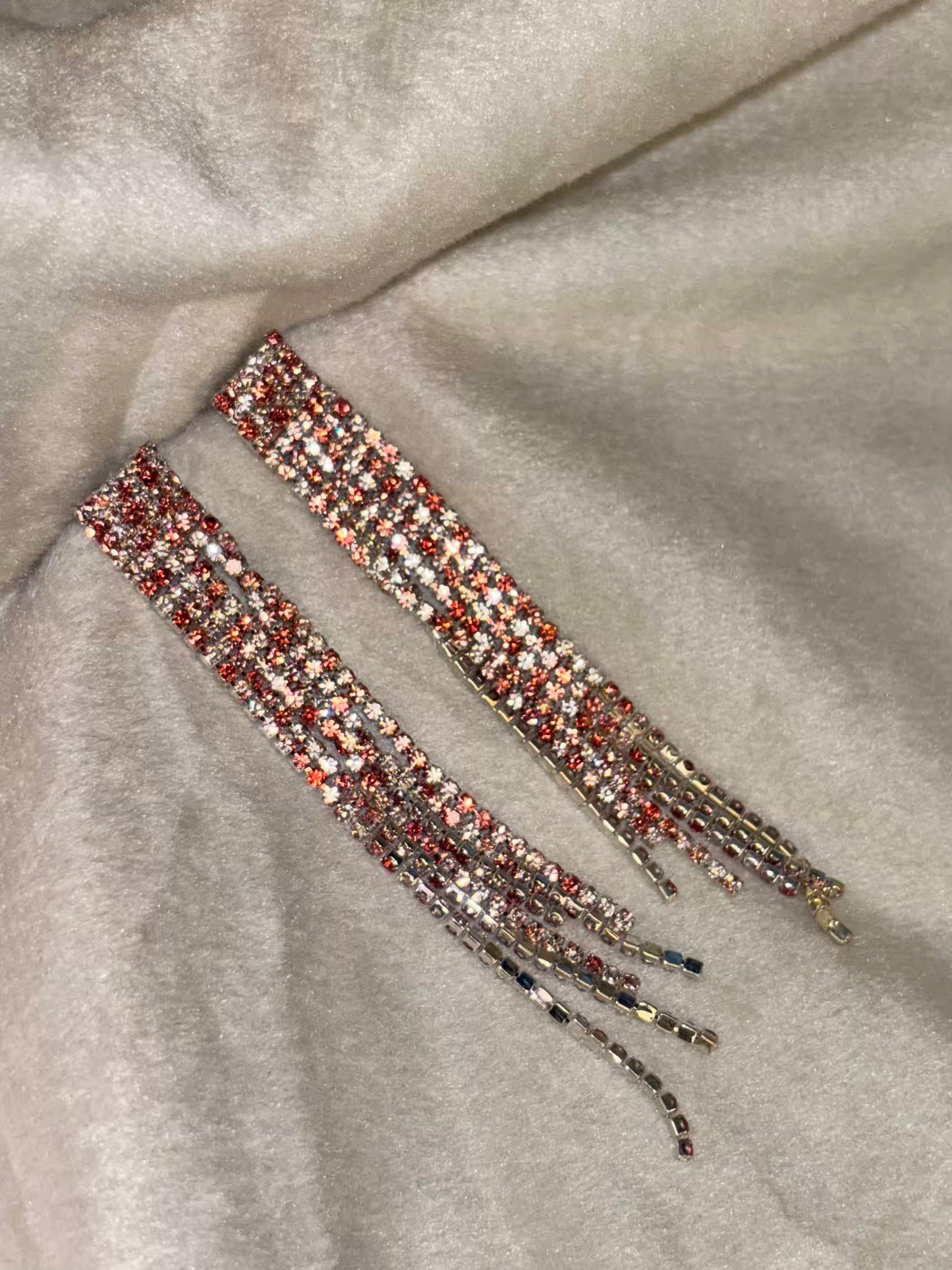 Pink Disco Party Wear Earrings Silver Plated Premium Earrings