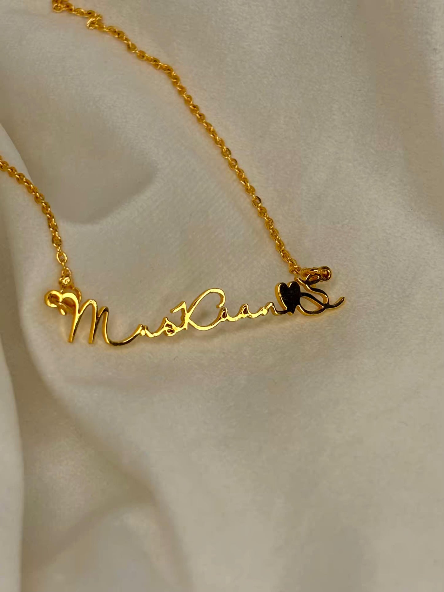 Name Custom Necklace Personalised ( 18k Gold Plated) Only Prepaid