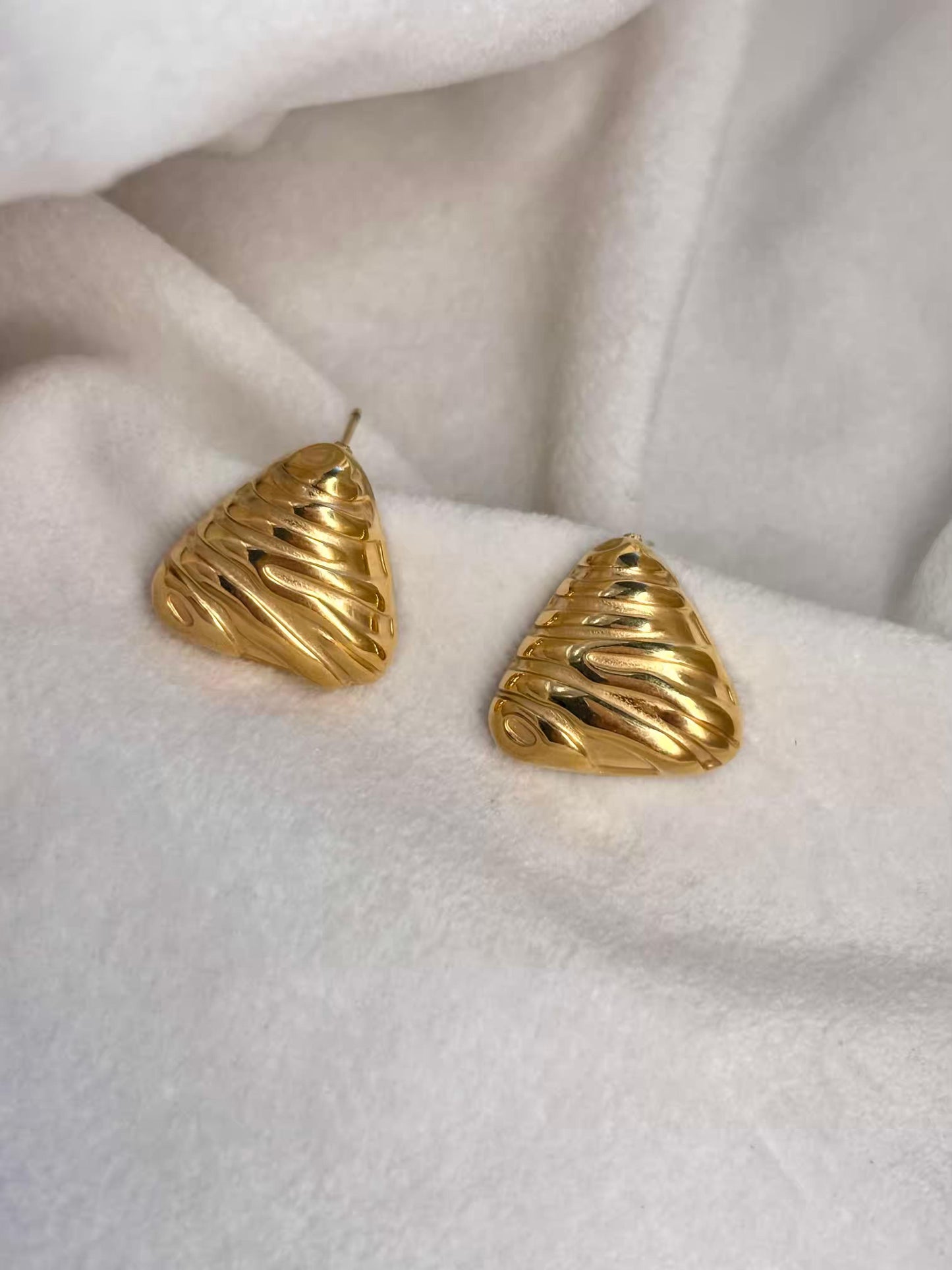 Tiny Pyre Earrings 18K Gold Plated Premium Earrings