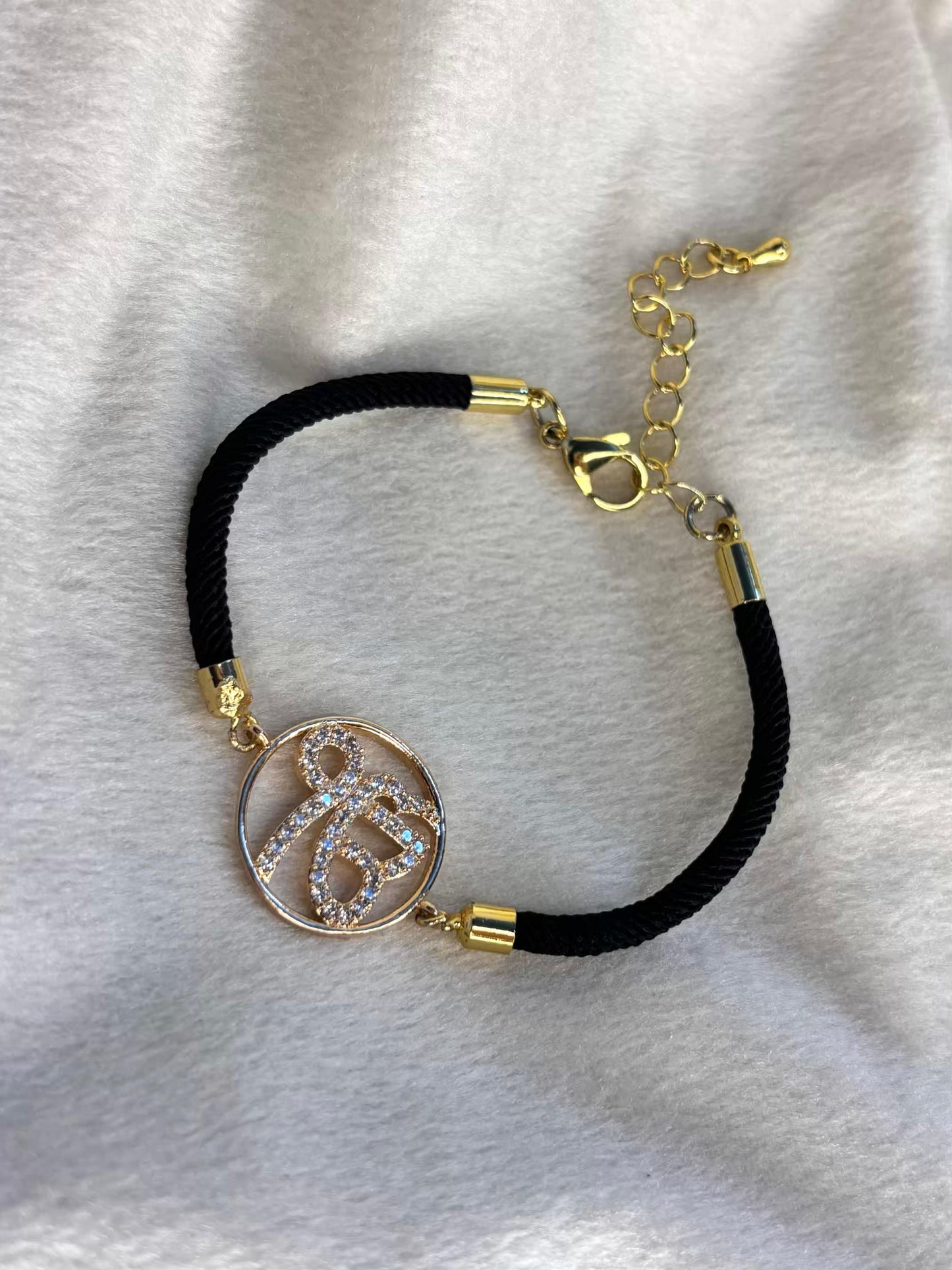 Ik Onkar Ek Onkar Punjabi Khanda Gold Band Bracelet ( Gold )