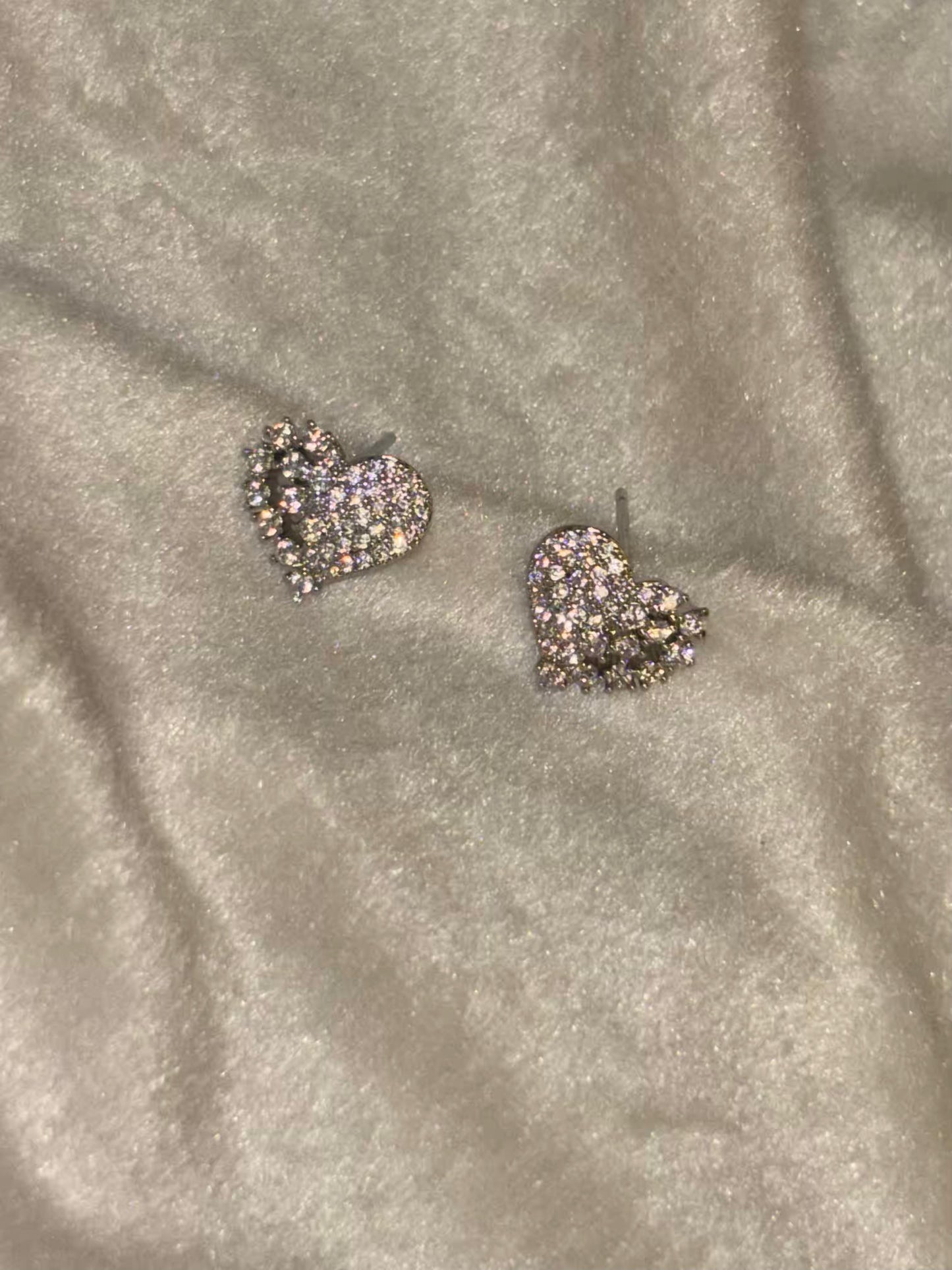 Love Silver Studds Silver Plated Earrings Premium Earrings