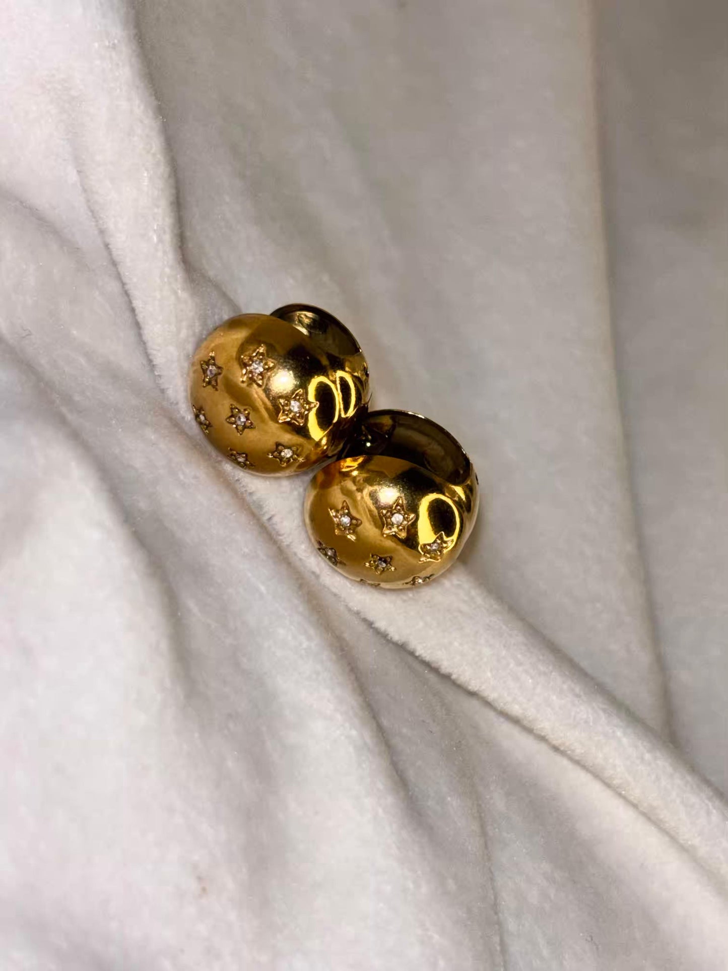 Reversible Studds Earrings 18K Gold Plated Premium Earrings