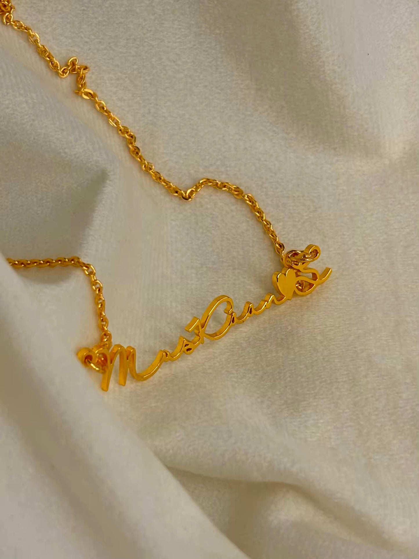 Name Custom Necklace Personalised ( 18k Gold Plated) Only Prepaid