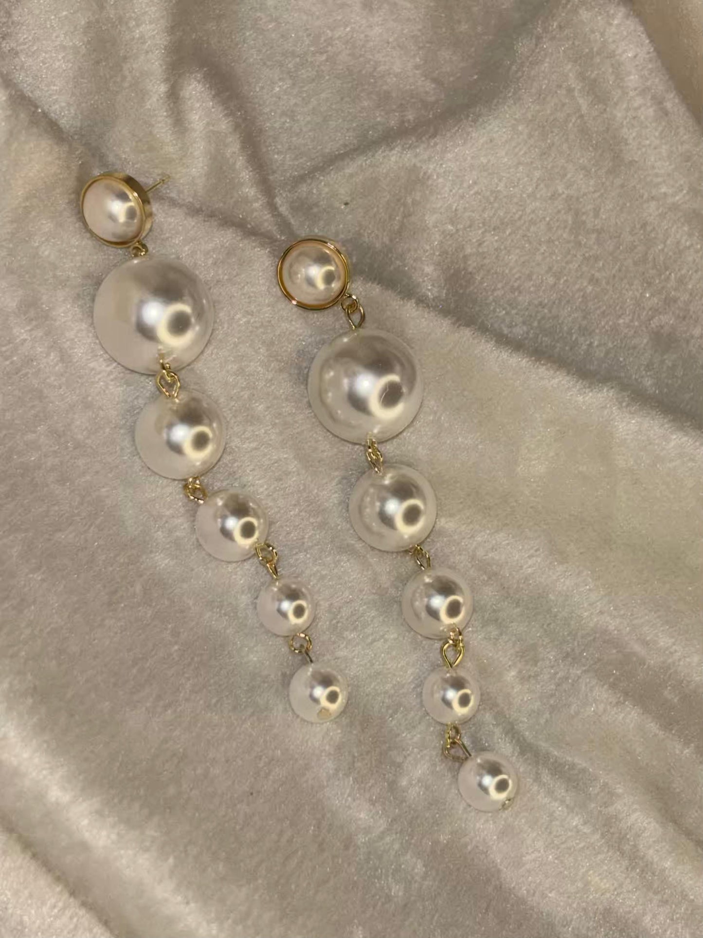 Pearl Drops Earrings 18K Gold Plated Premium Earrings