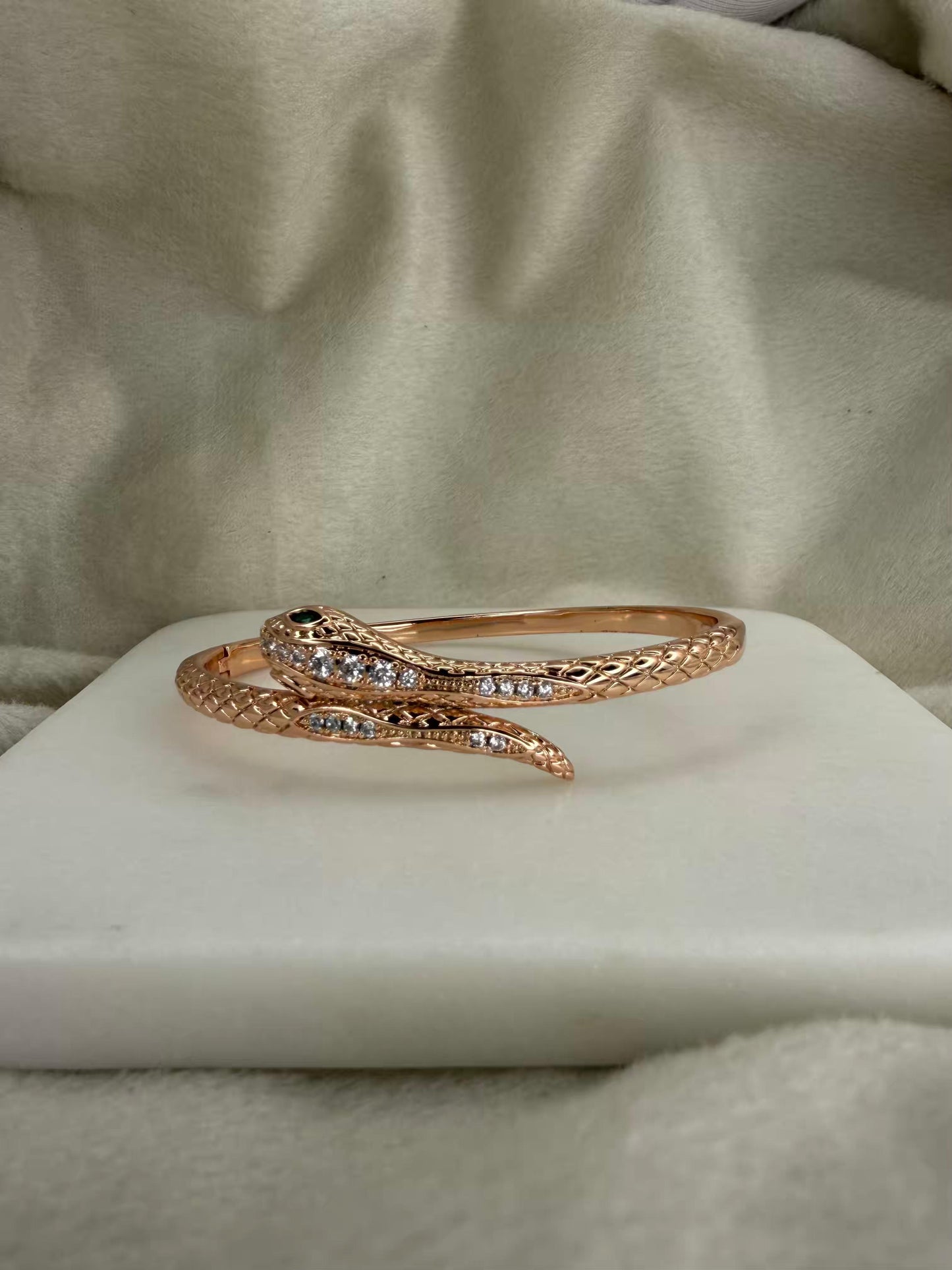Venom Rose Gold Panther Bangle/ Panther Kada Bangle