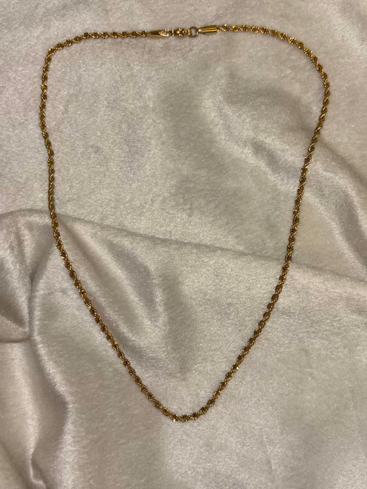 Strainy Minimal Necklace 18K Gold Plated Premium Necklace