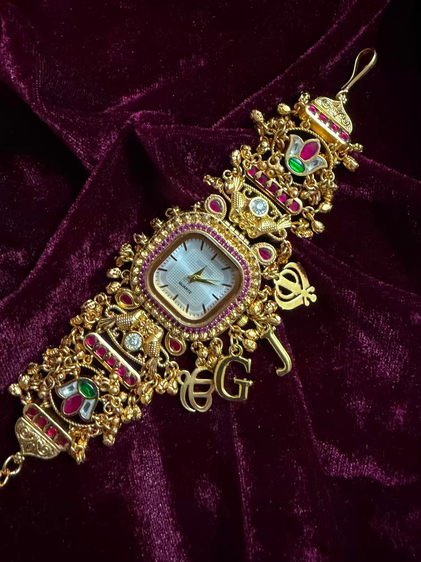 Rangrez Royale Heritage Watch Rakhi in Premium Swarovski (Free Initial)