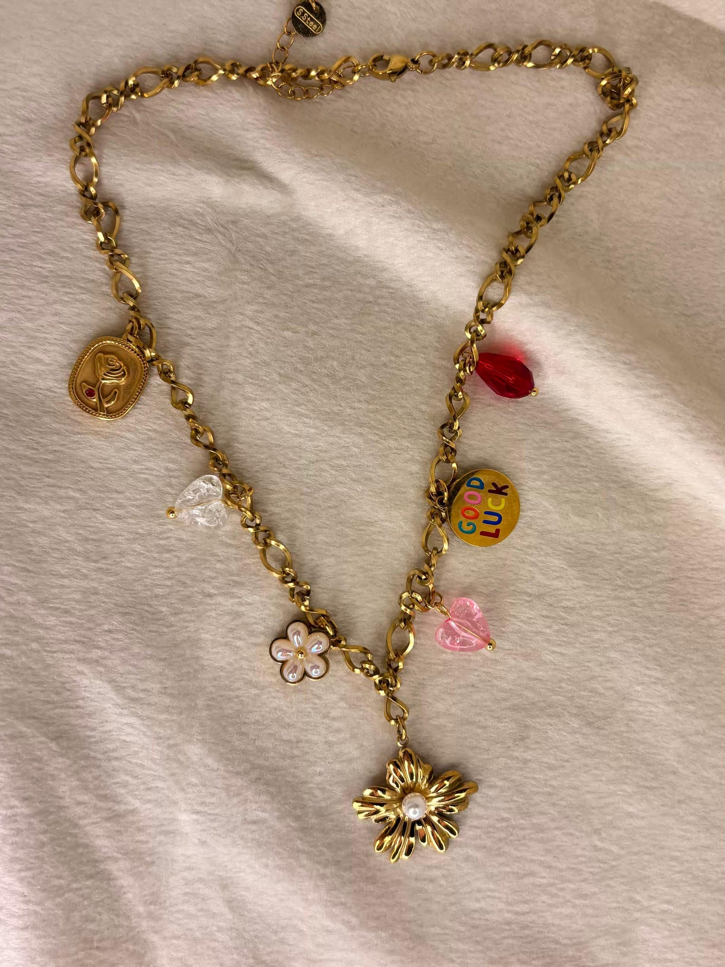 Charms Necklace 18K Gold Plated Premium Necklace