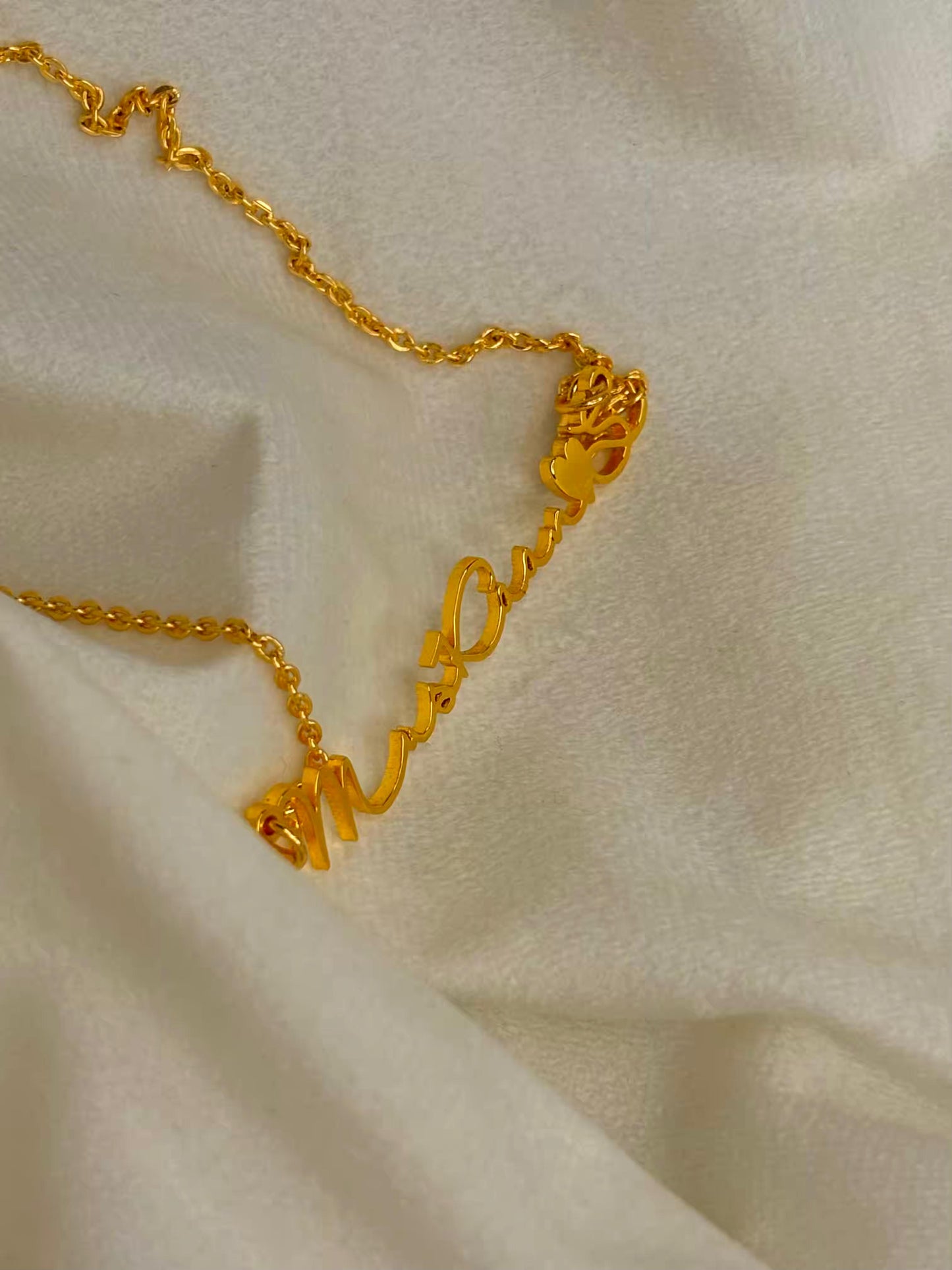 Name Custom Necklace Personalised ( 18k Gold Plated) Only Prepaid
