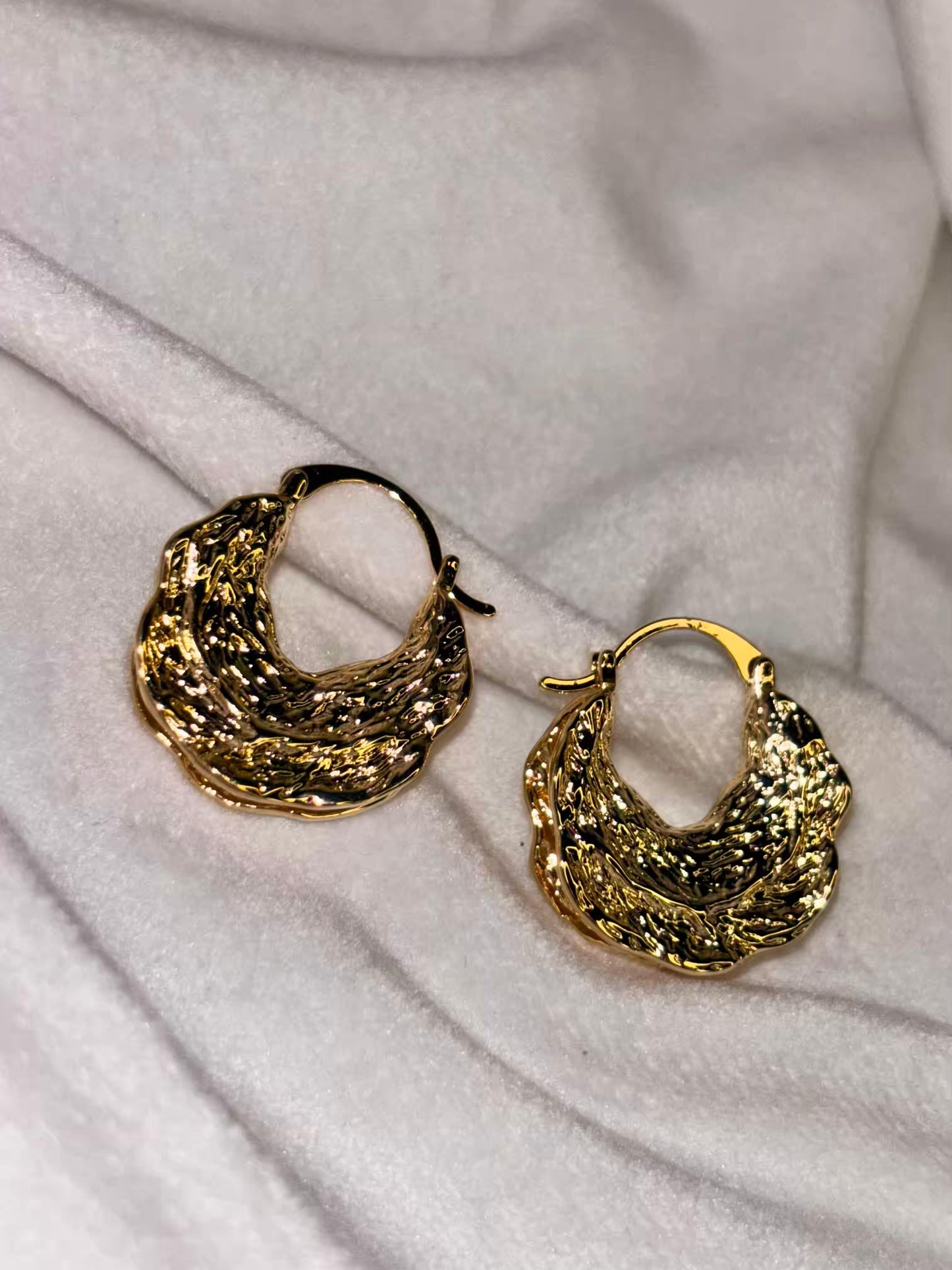Baggy Earrings 18K Gold Plated Premium Earrings
