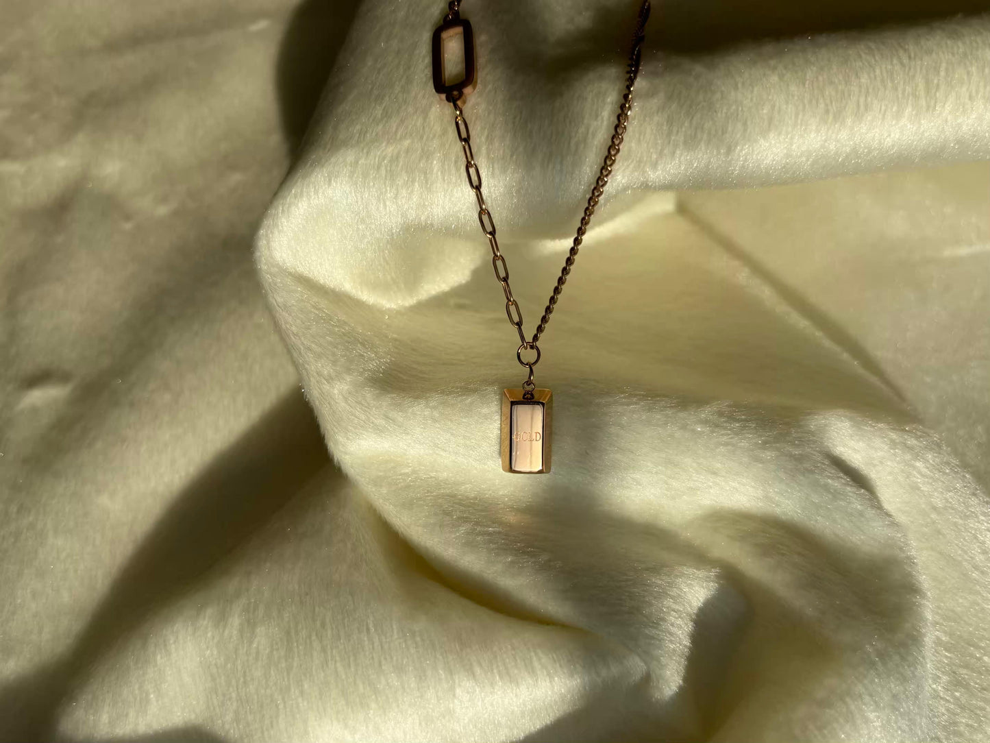 Bar Necklace Rose Gold Plated Premium Necklace