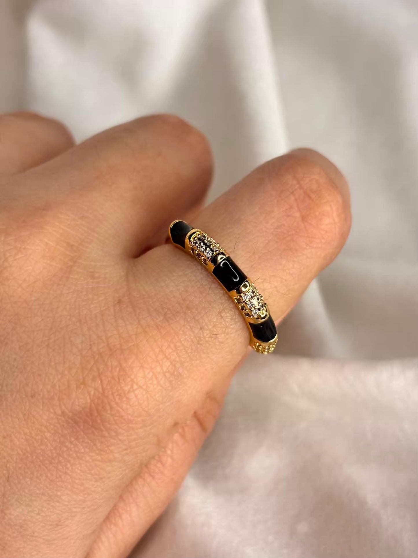 Blackberry Ring 18K Gold plated Adjustable Ring