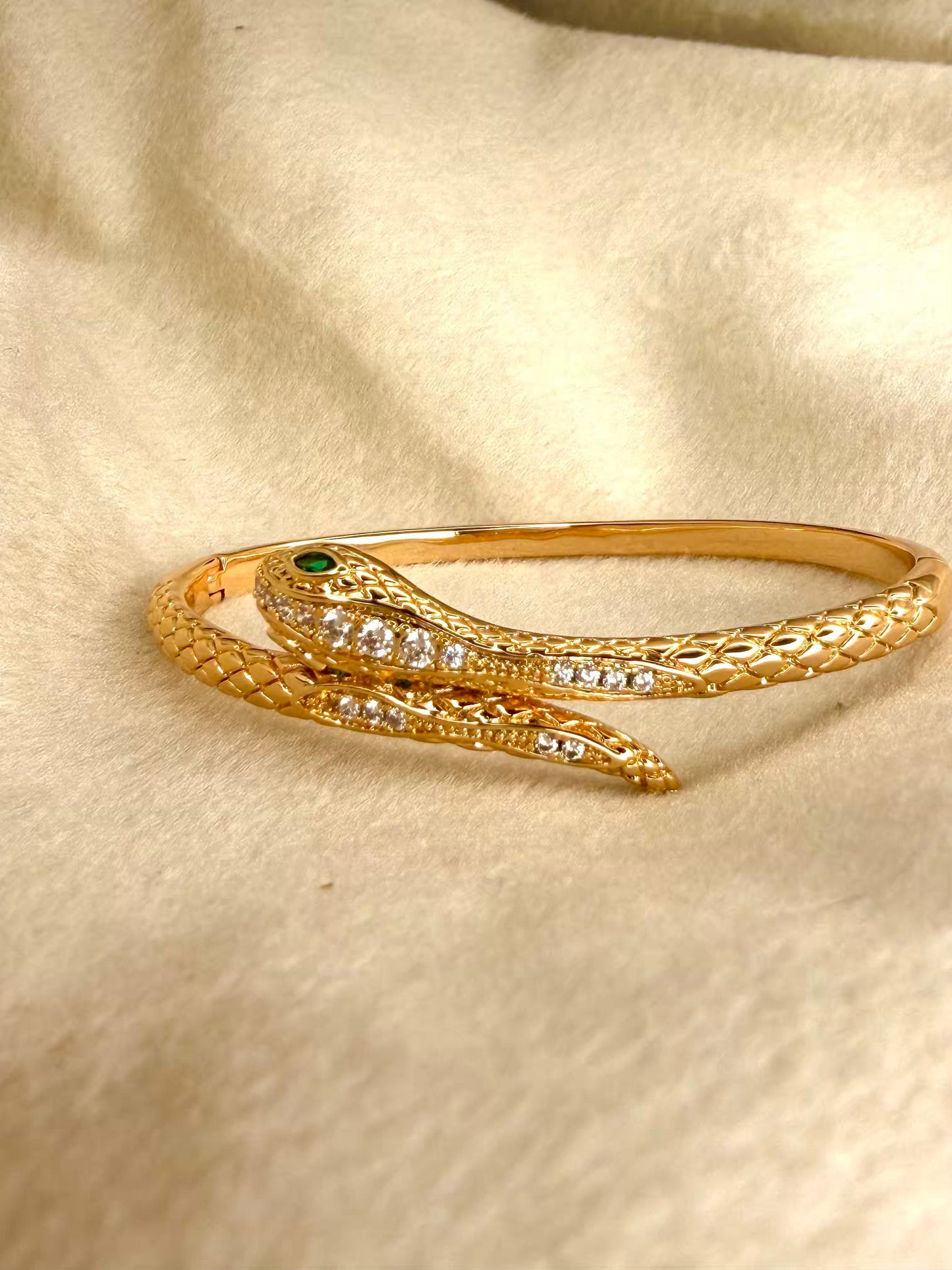 Venom Gold Panther Bangle/ Panther Kada Bangle